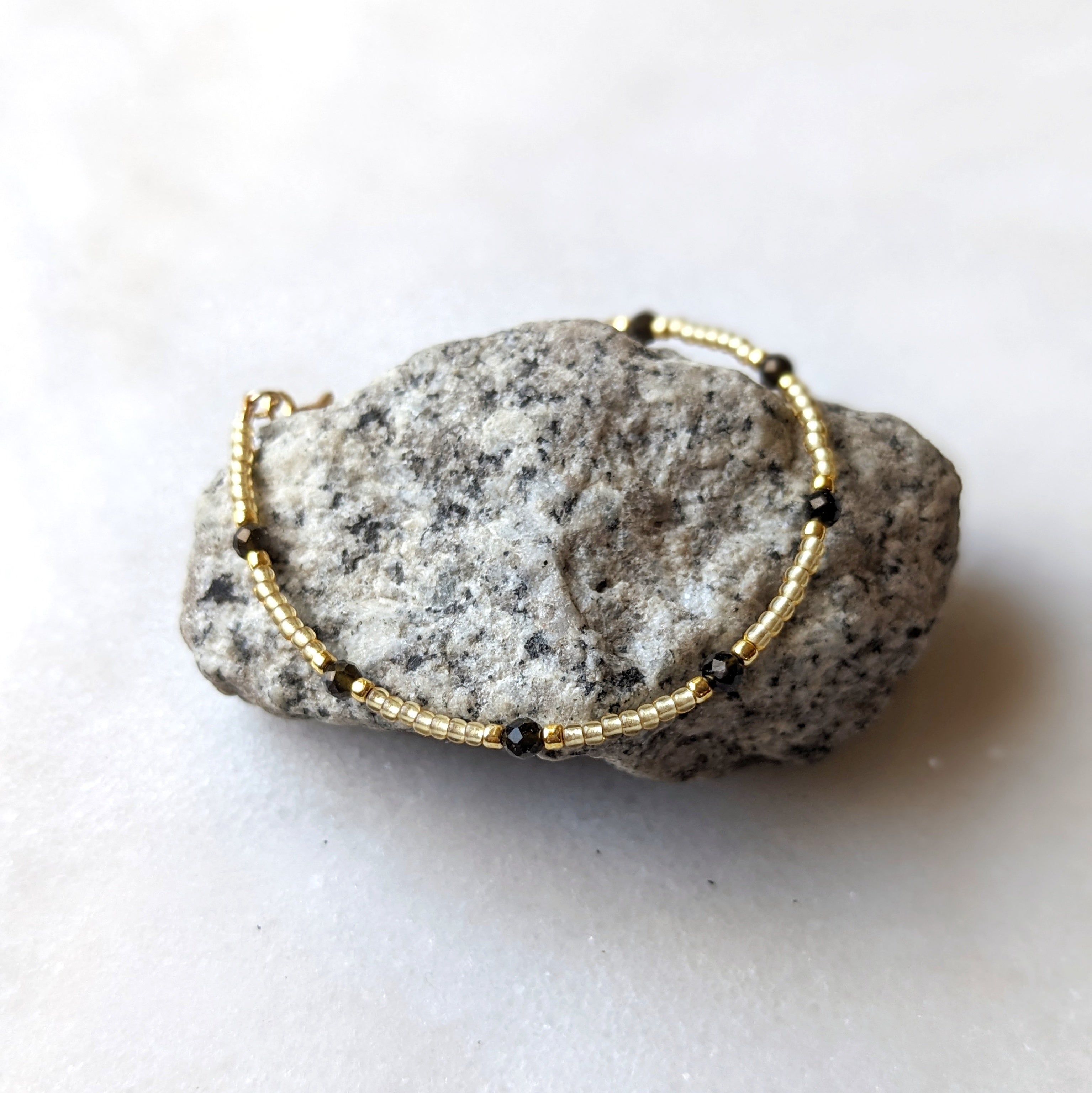 Golden Obsidian Grounding Bracelet