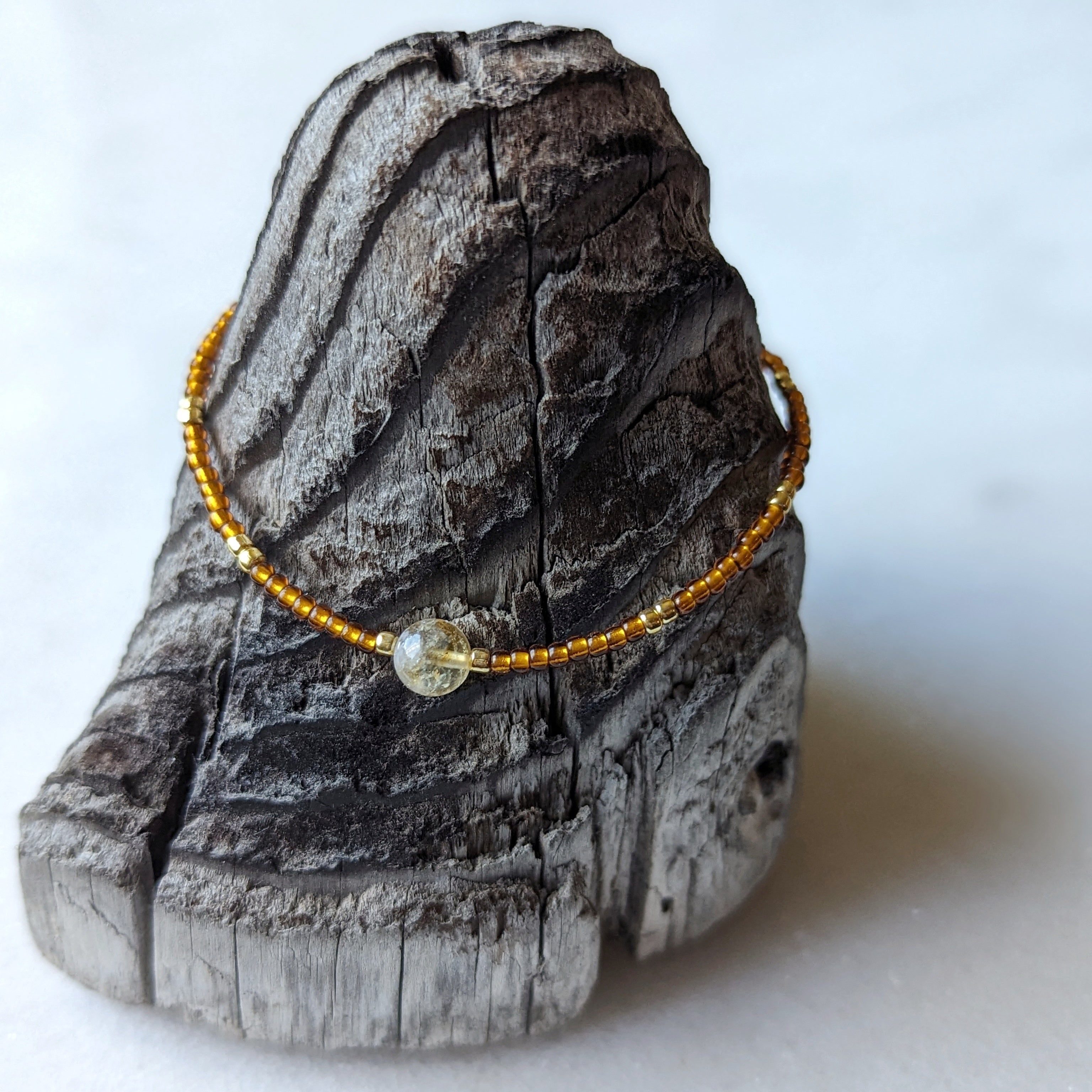 Citrine Amber Abundance Bracelet
