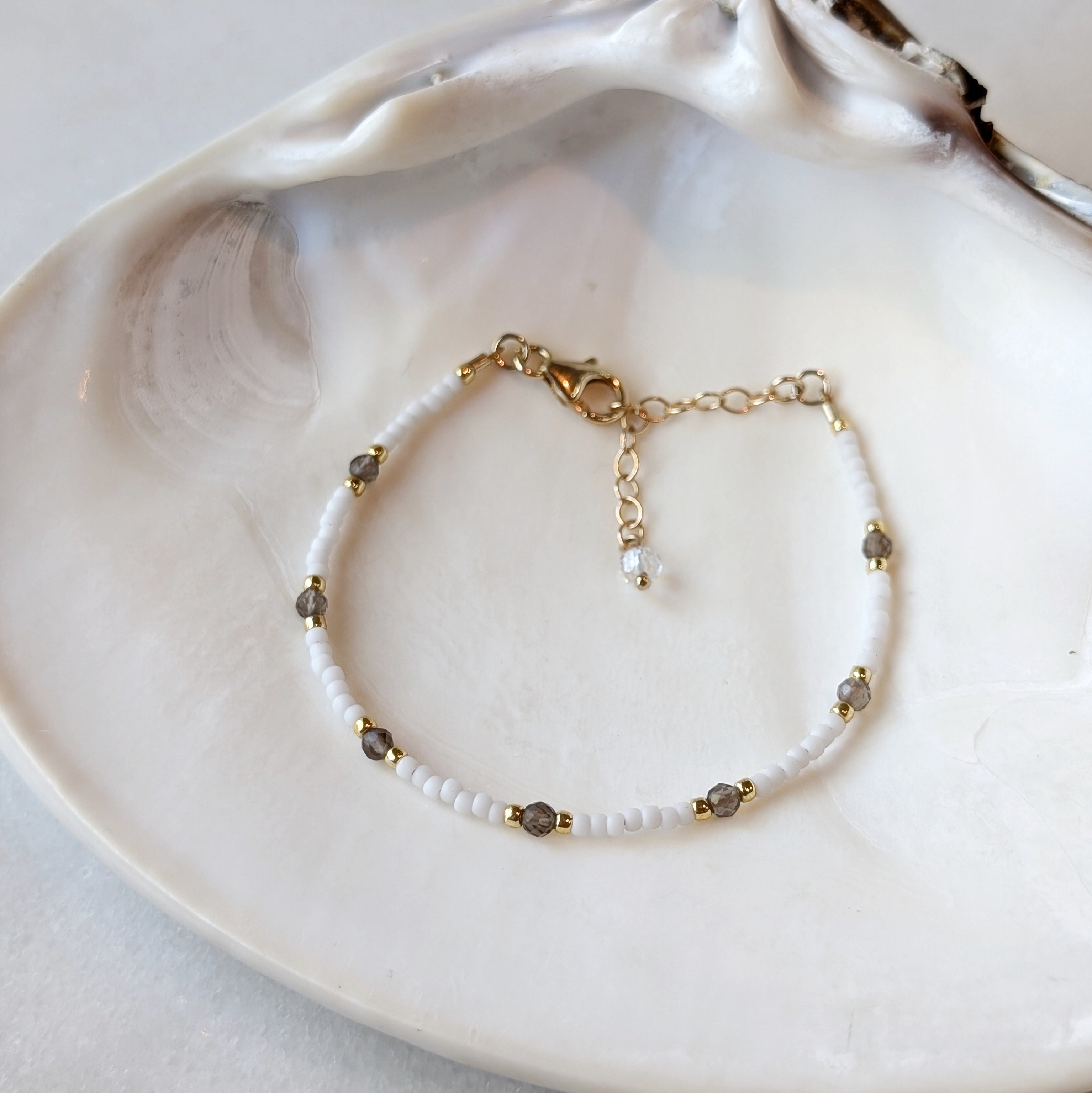 Smoky Quartz Earth Grounding Bracelet