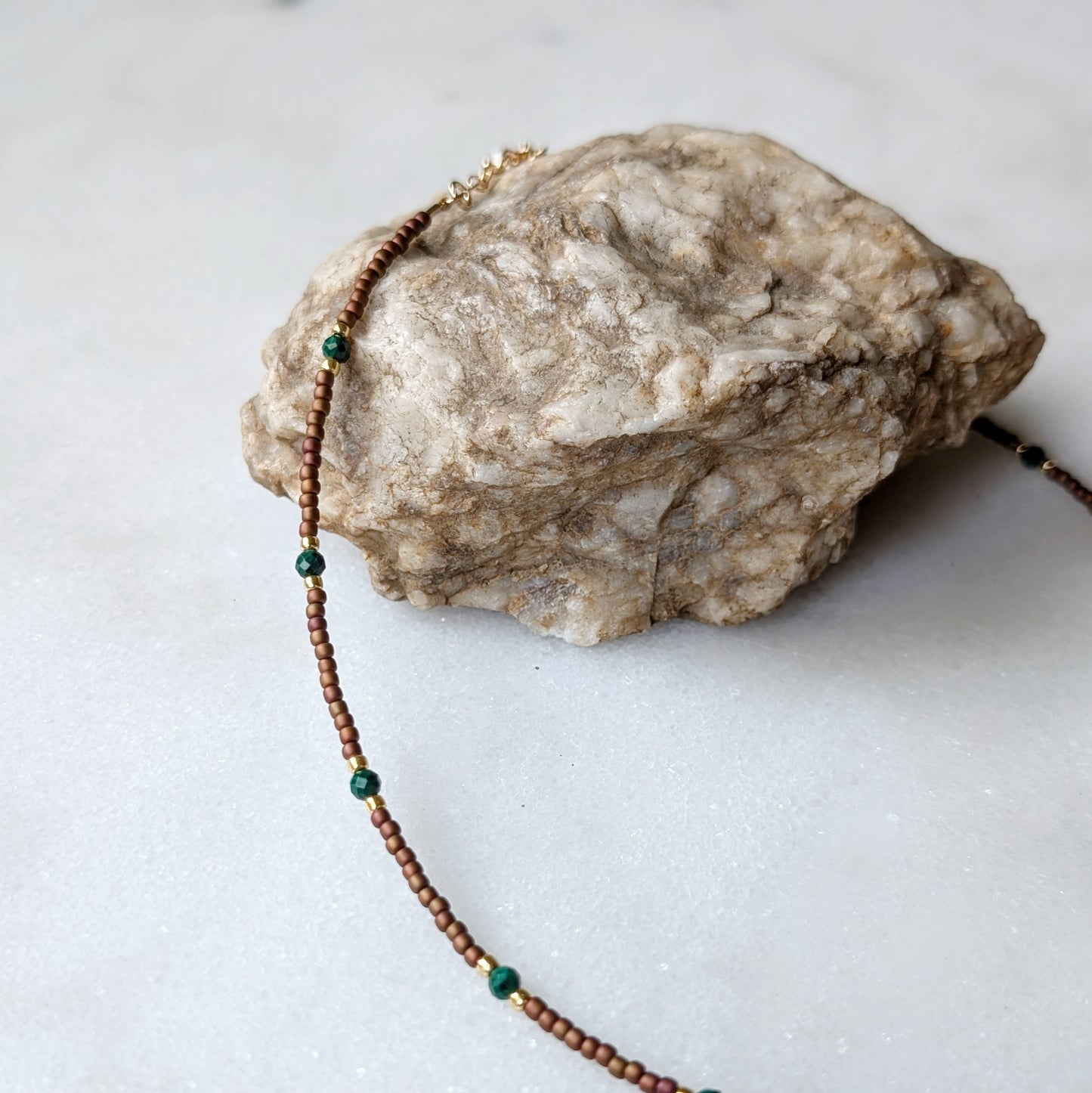 Malachite Transformation & Growth Necklace