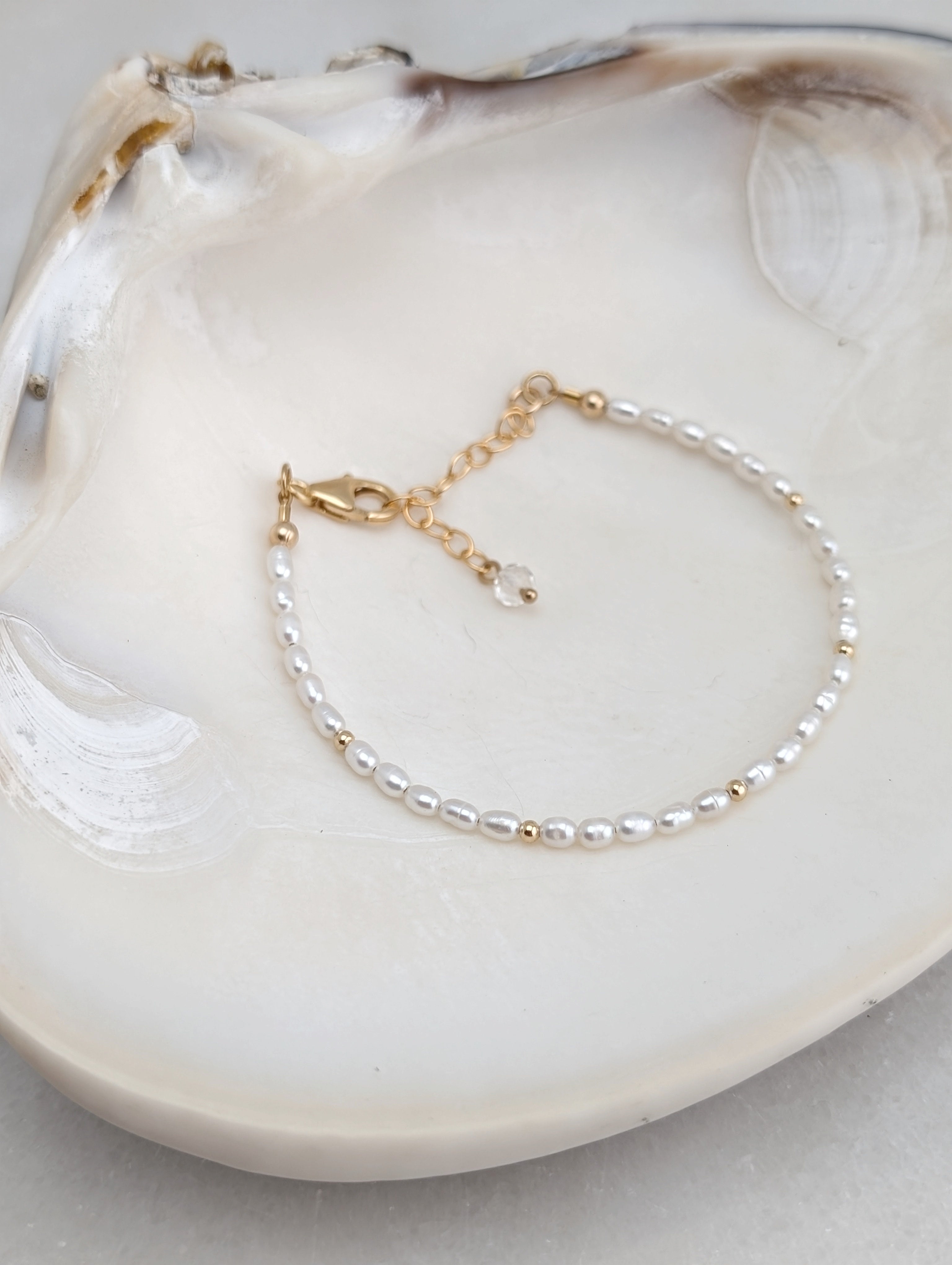 Freshwater Rice Pearl Luxe Bracelet