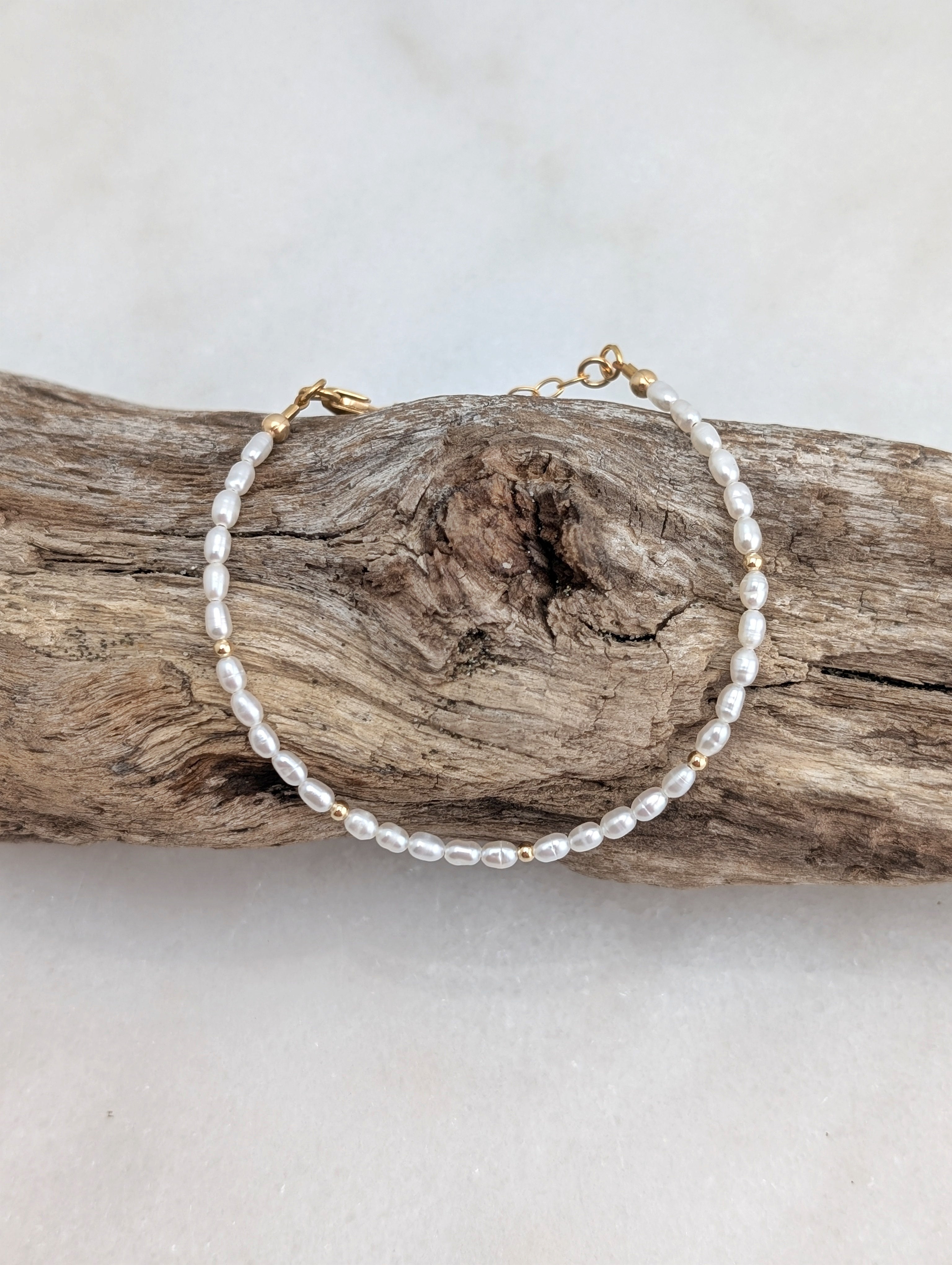 Freshwater Rice Pearl Luxe Bracelet