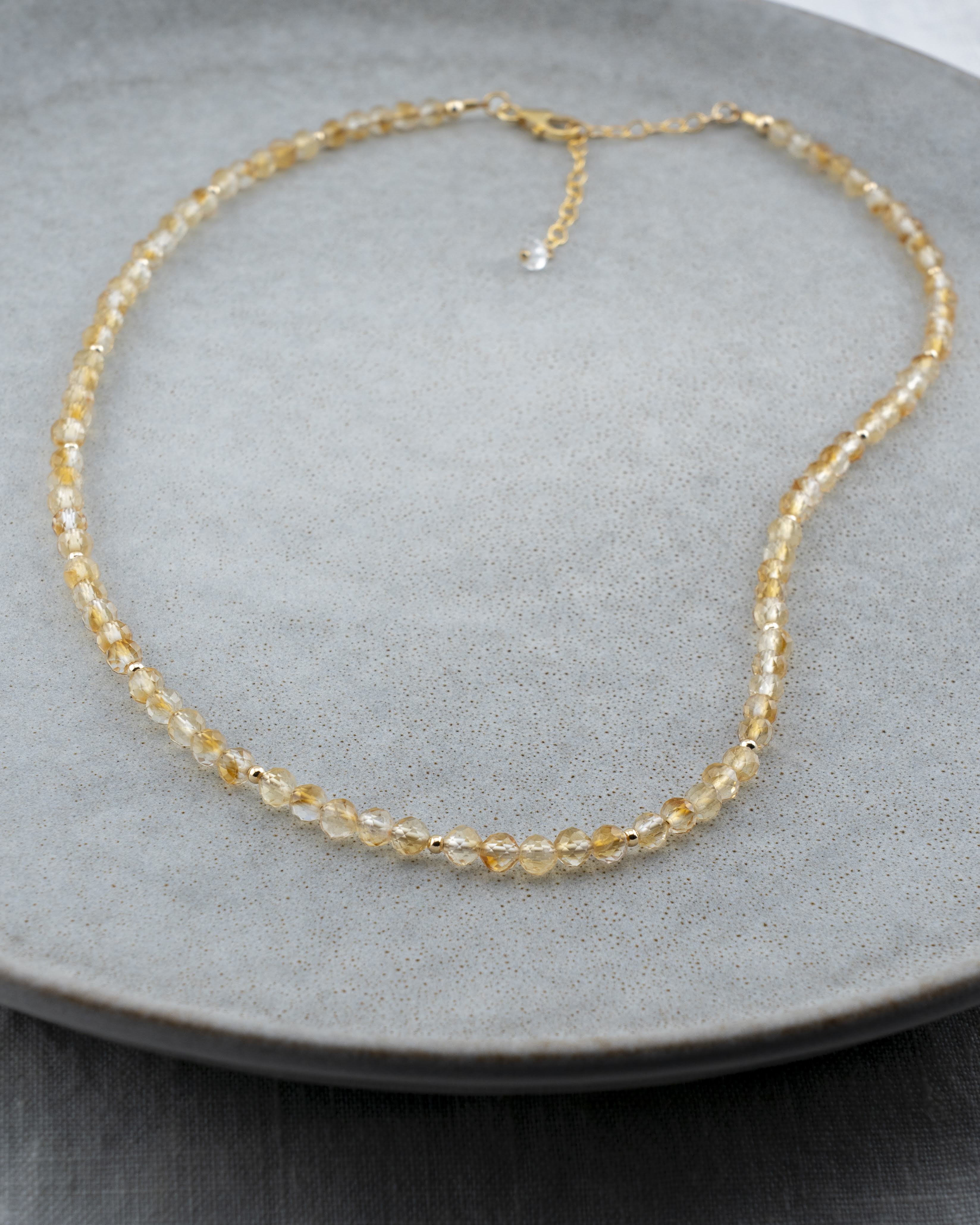 Morning Radiance Citrine Necklace