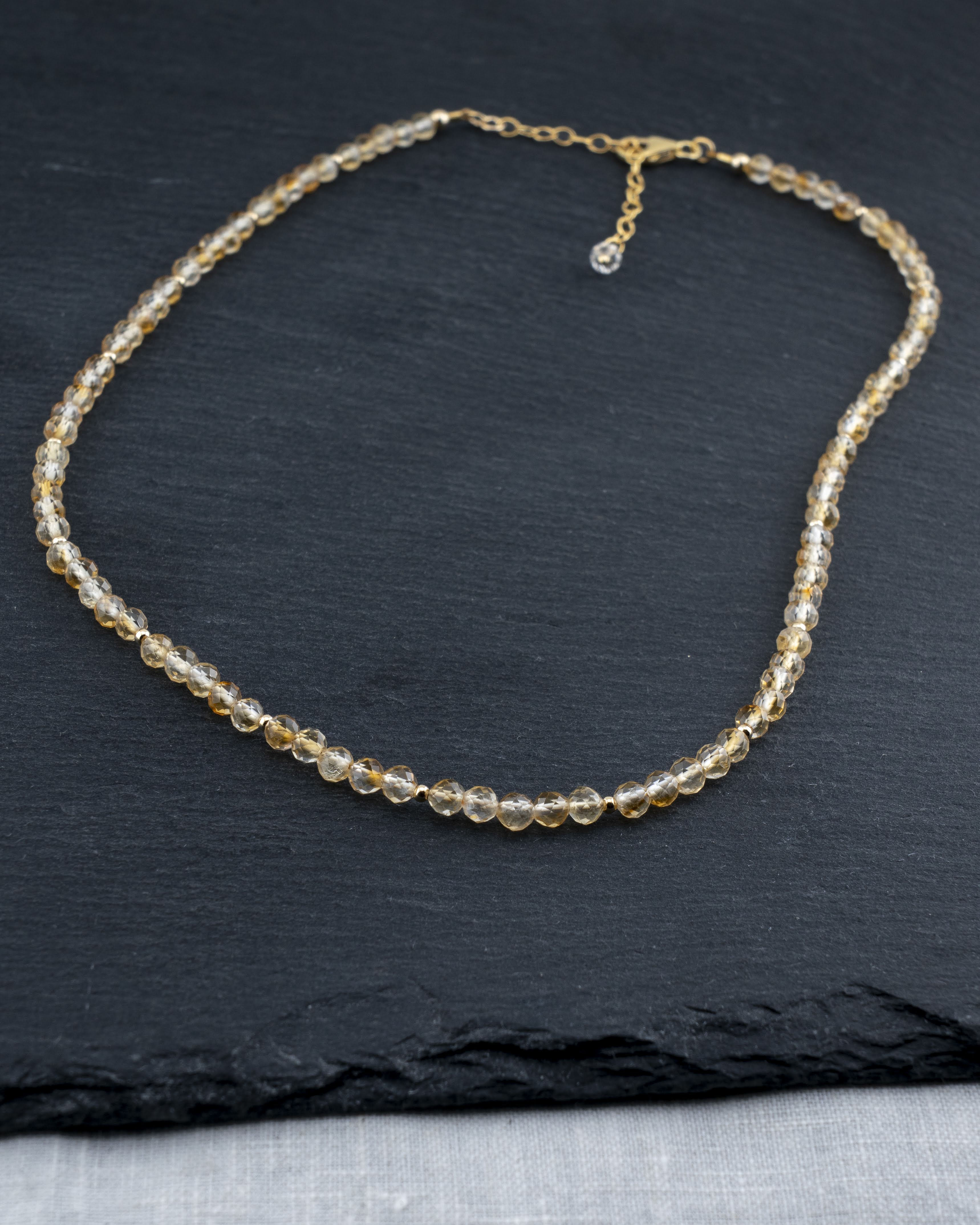 Morning Radiance Citrine Necklace