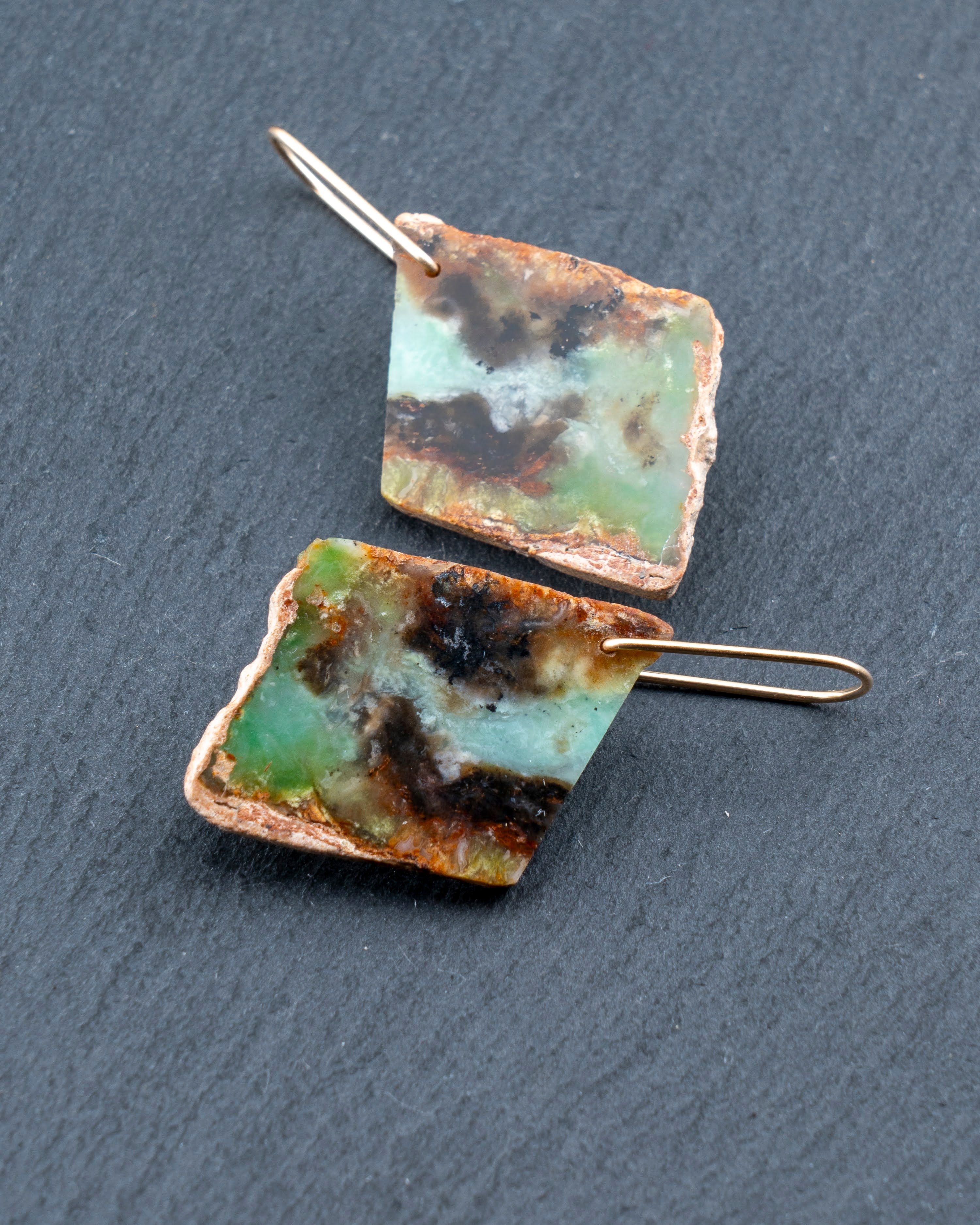 Australian Chrysoprase Dangles