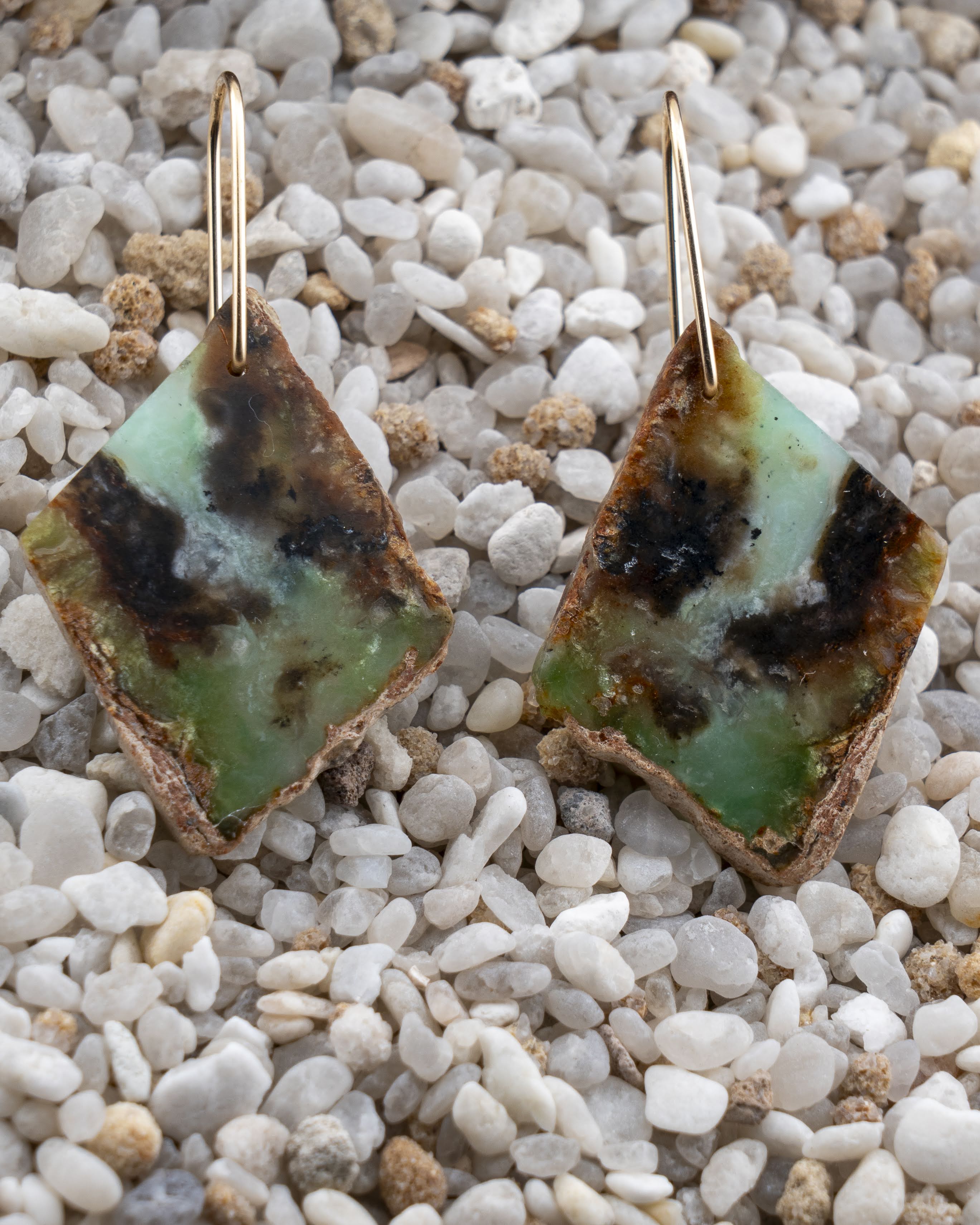 Australian Chrysoprase Dangles
