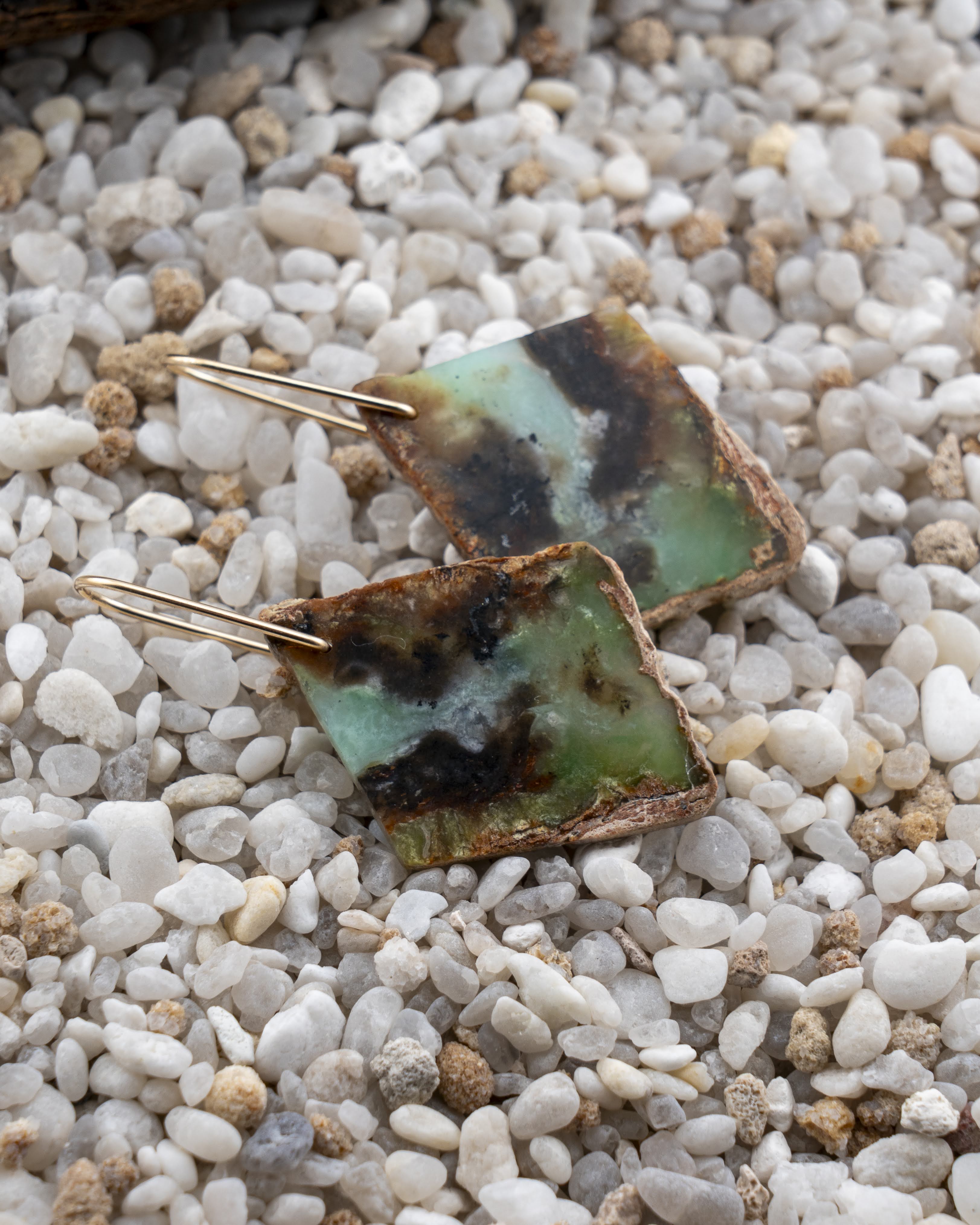 Australian Chrysoprase Dangles