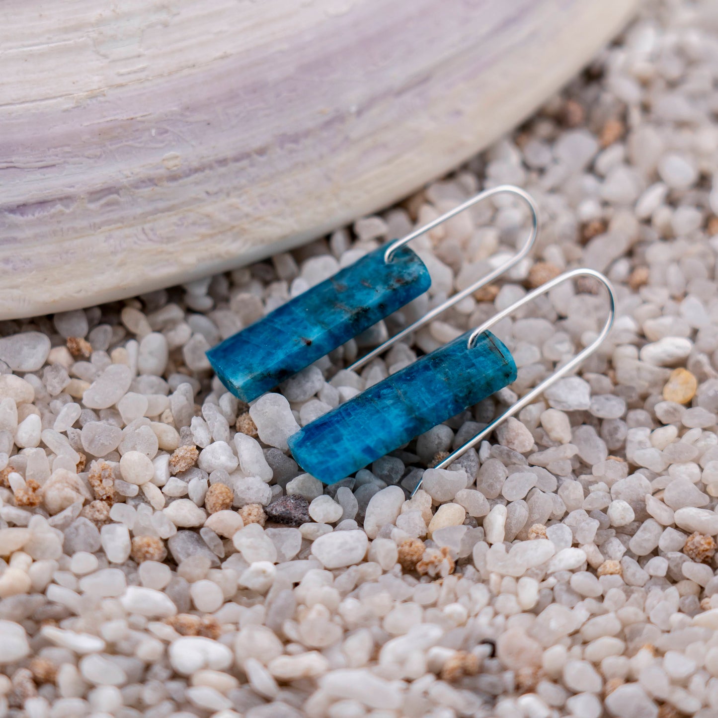 Blue Apatite Dangles