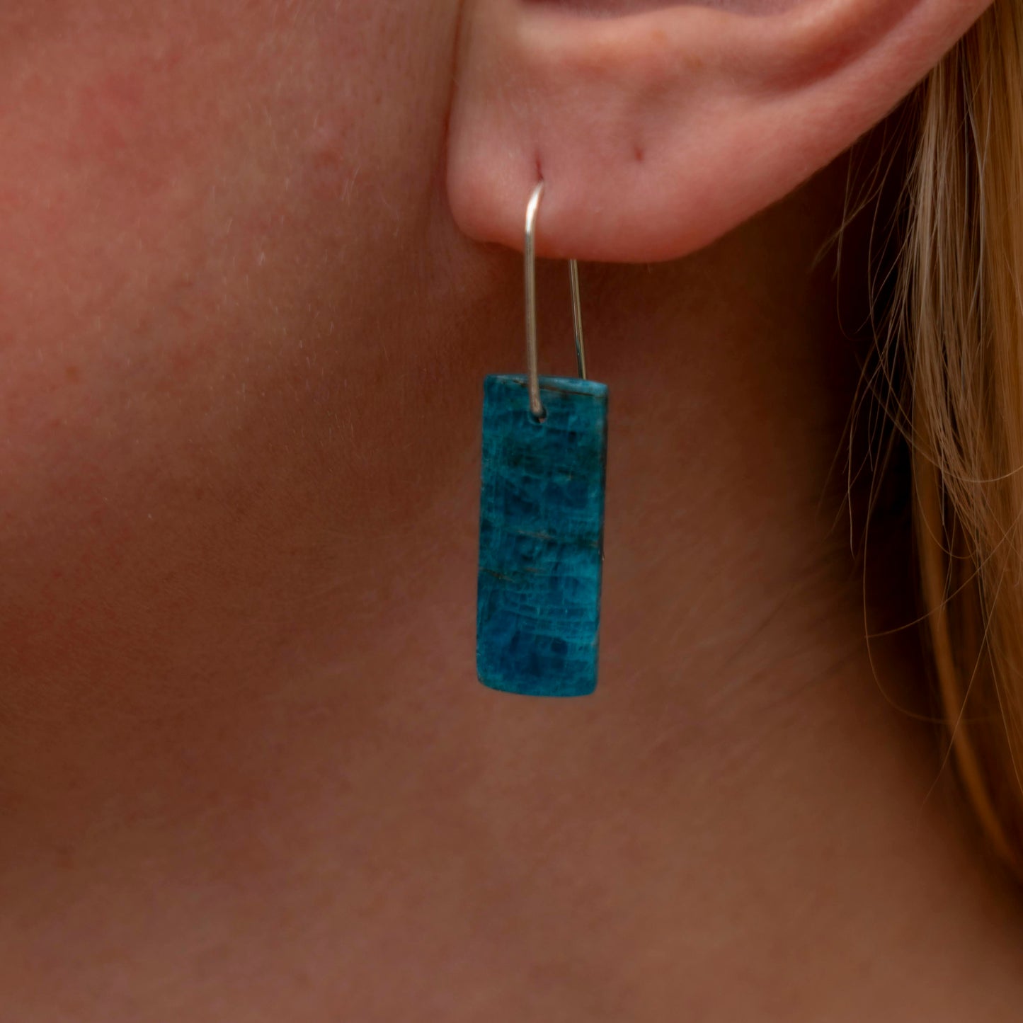 Blue Apatite Dangles