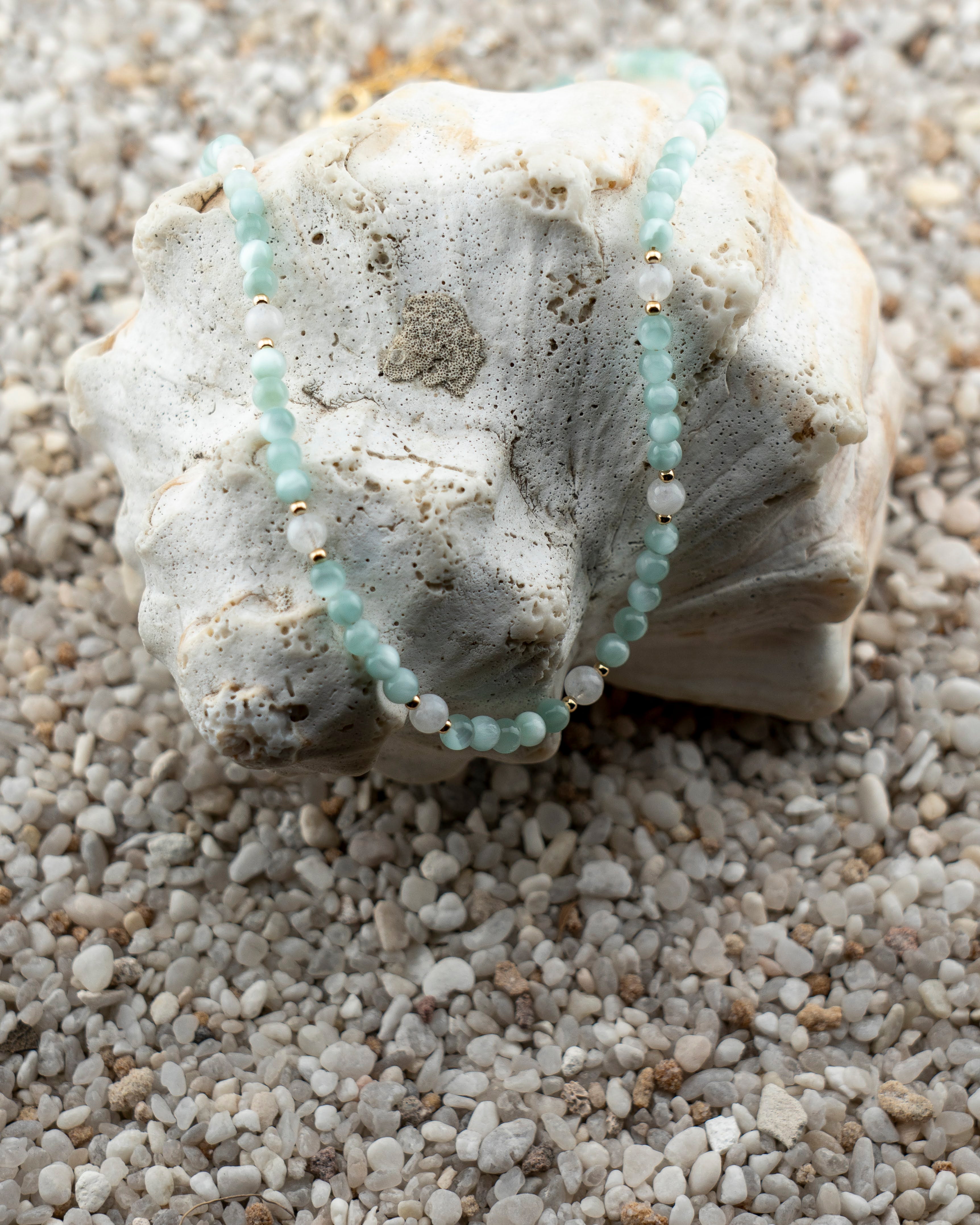 Green Moonstone Necklace