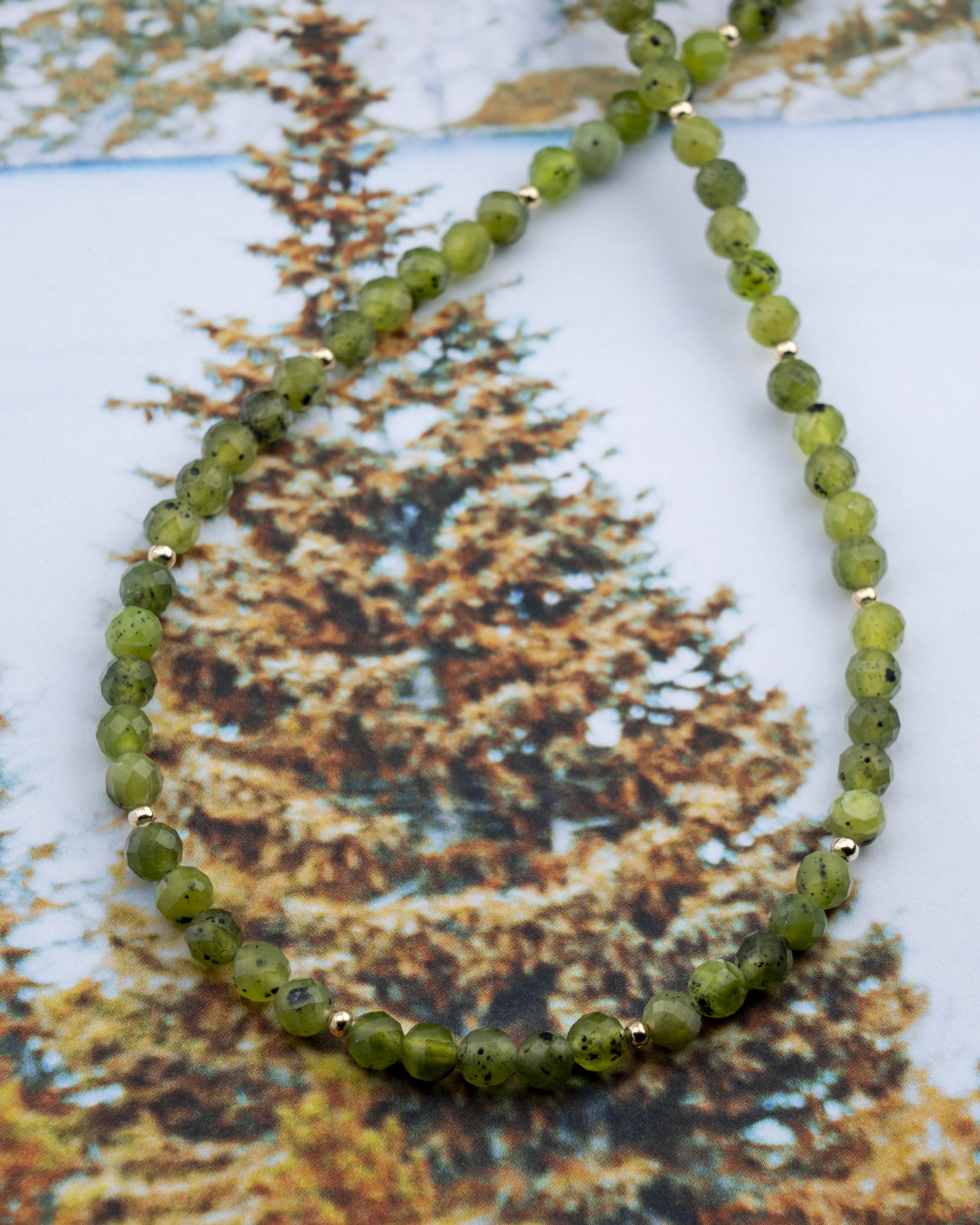 Lush Woodland Canadian Jade Necklace