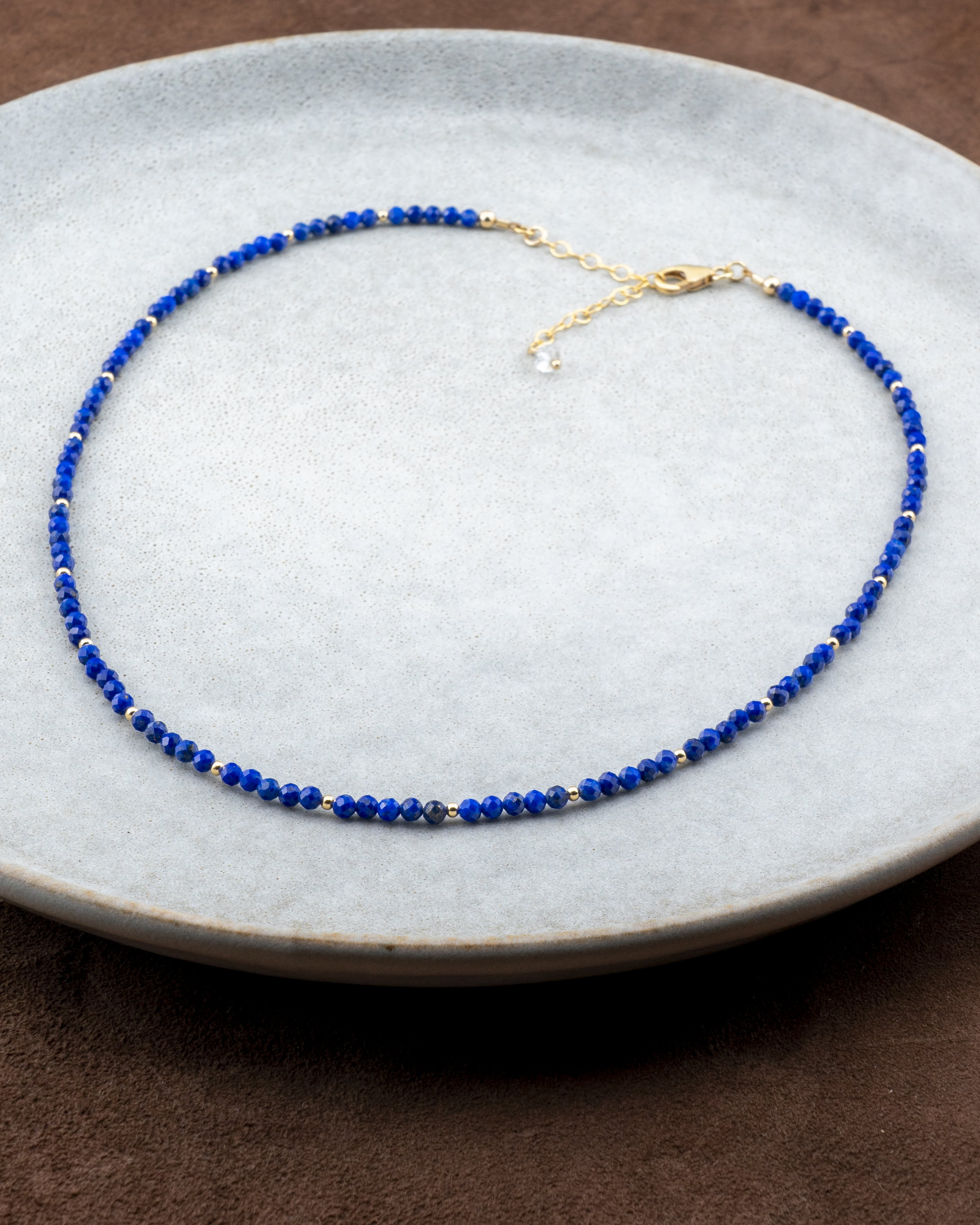 Oceanic Indigo Lapis Necklace
