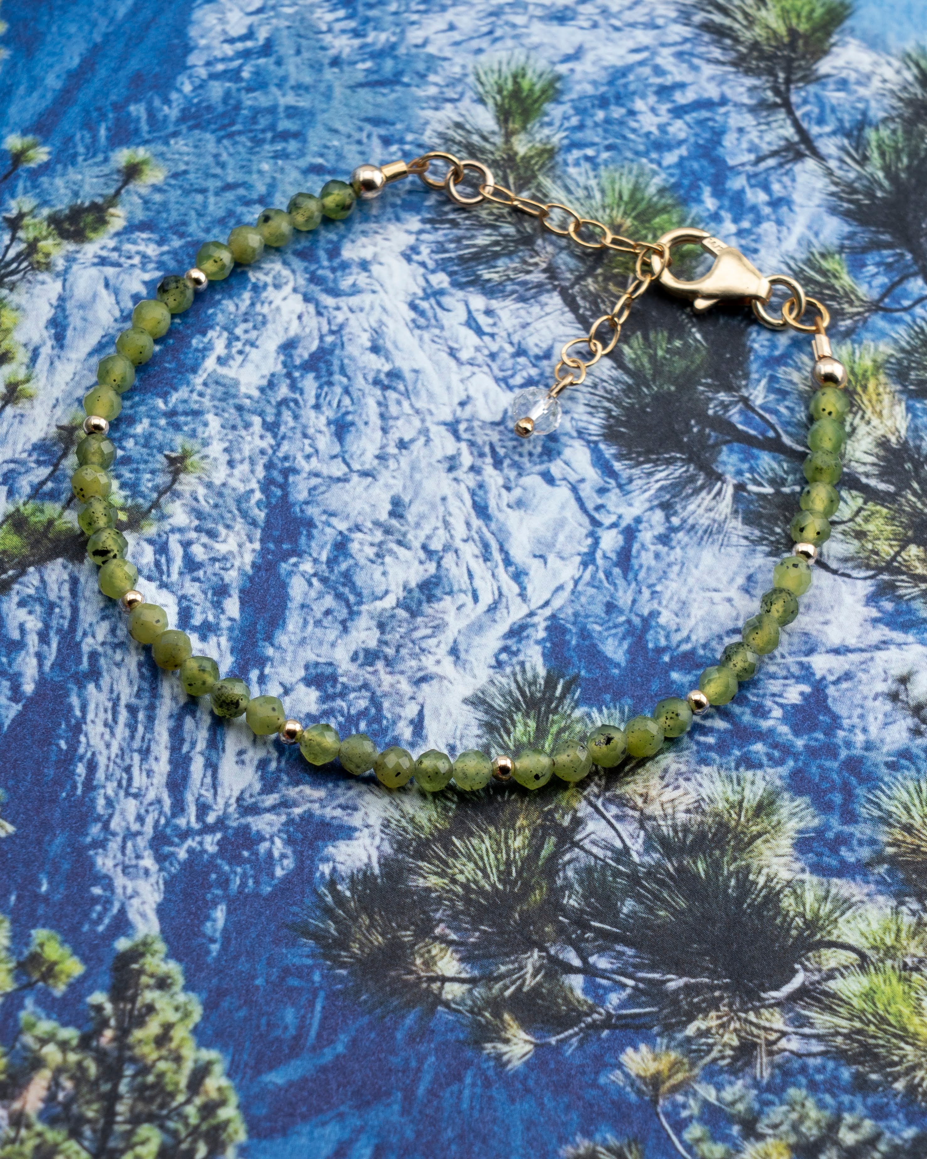 Lush Woodland Canadian Jade Bracelet