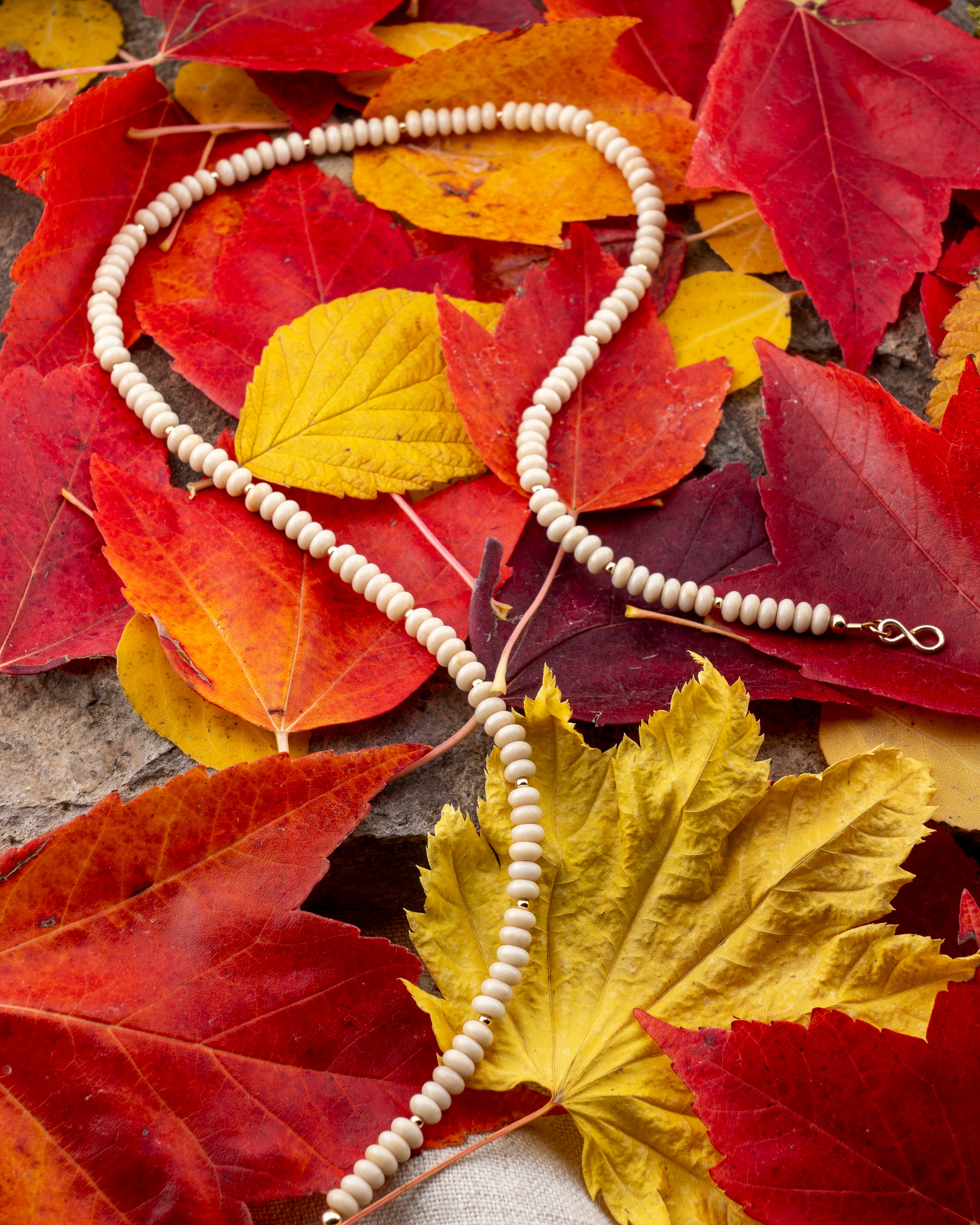 Sandswept Fossil Jasper Necklace