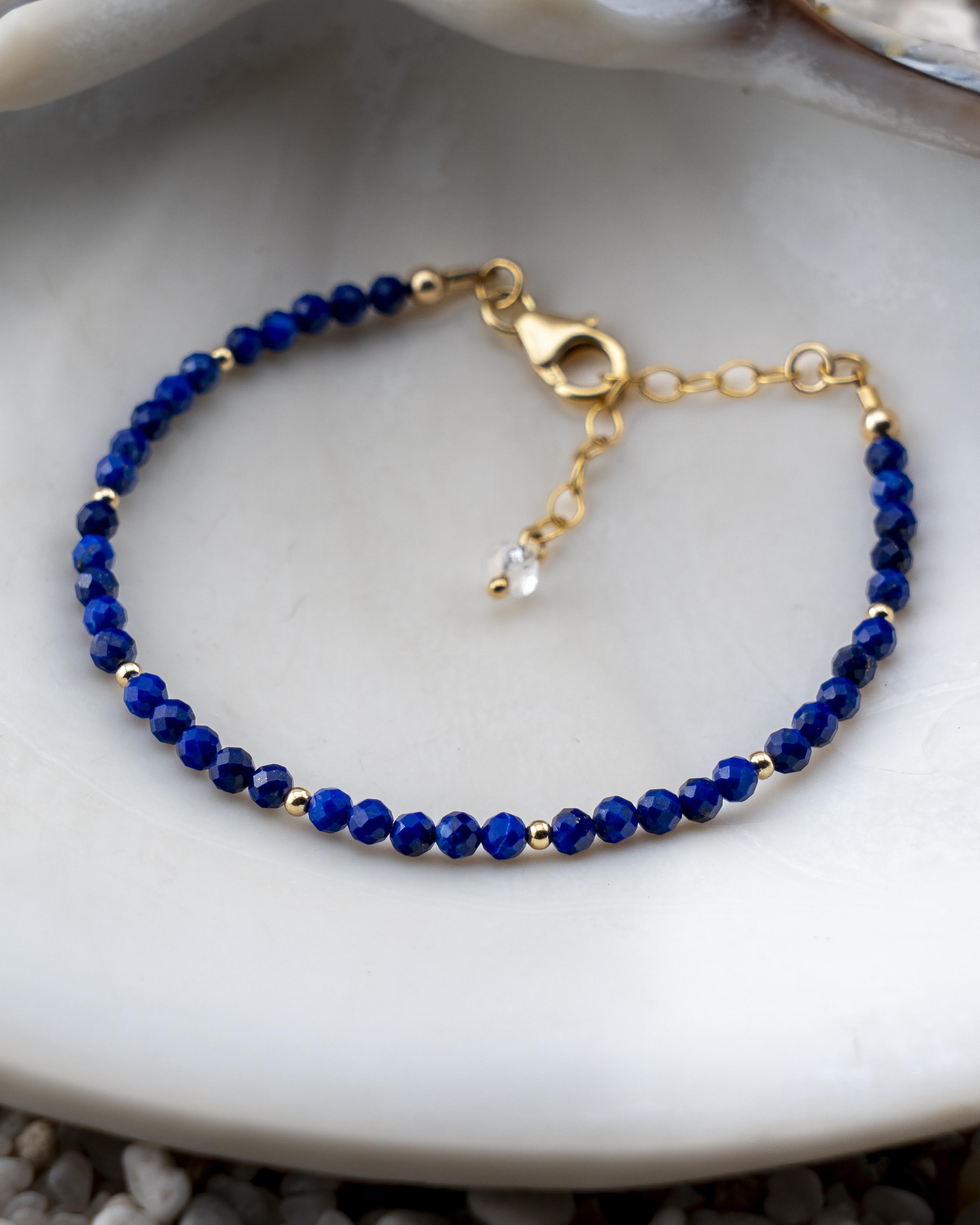Oceanic Indigo Lapis Bracelet