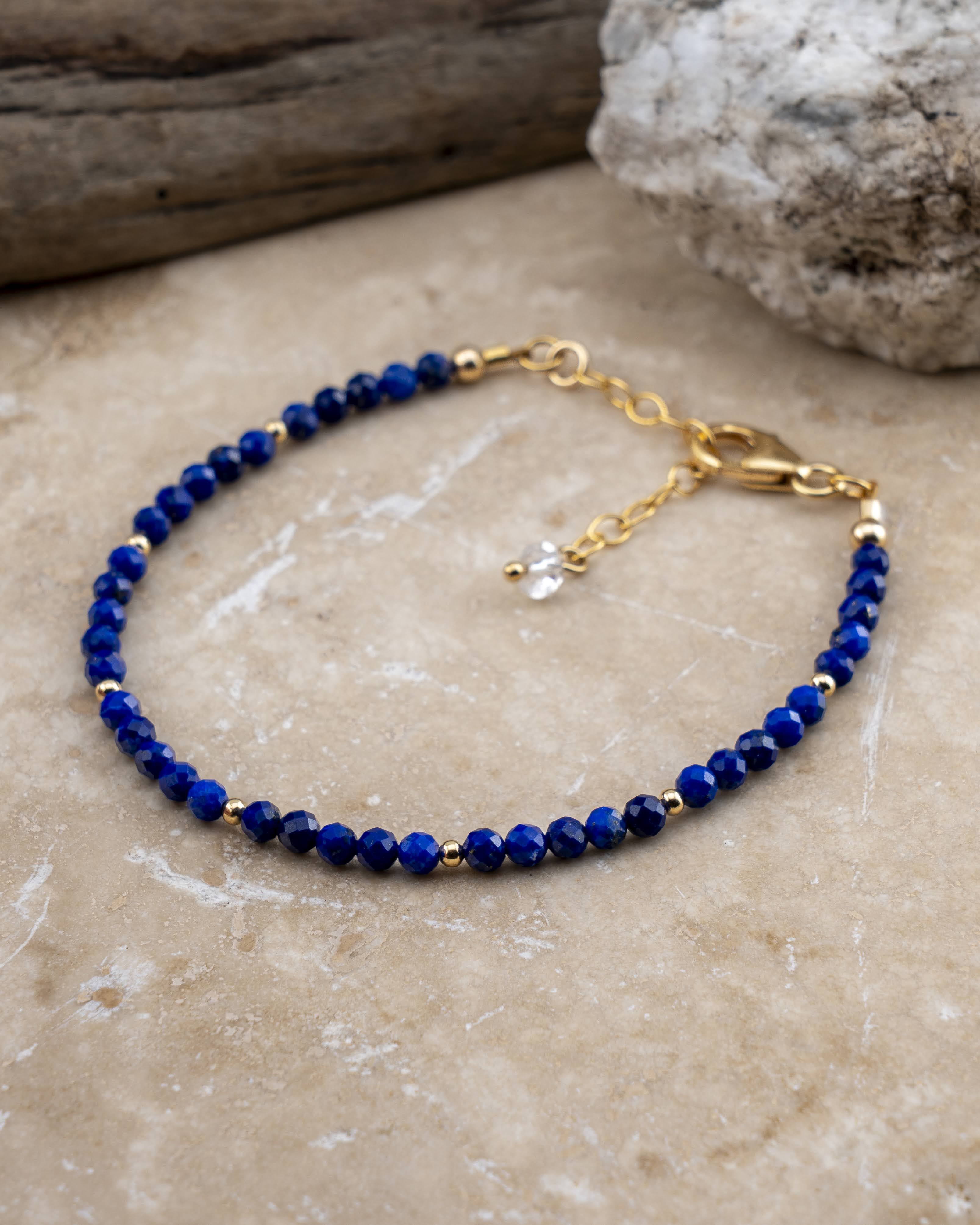 Oceanic Indigo Lapis Bracelet