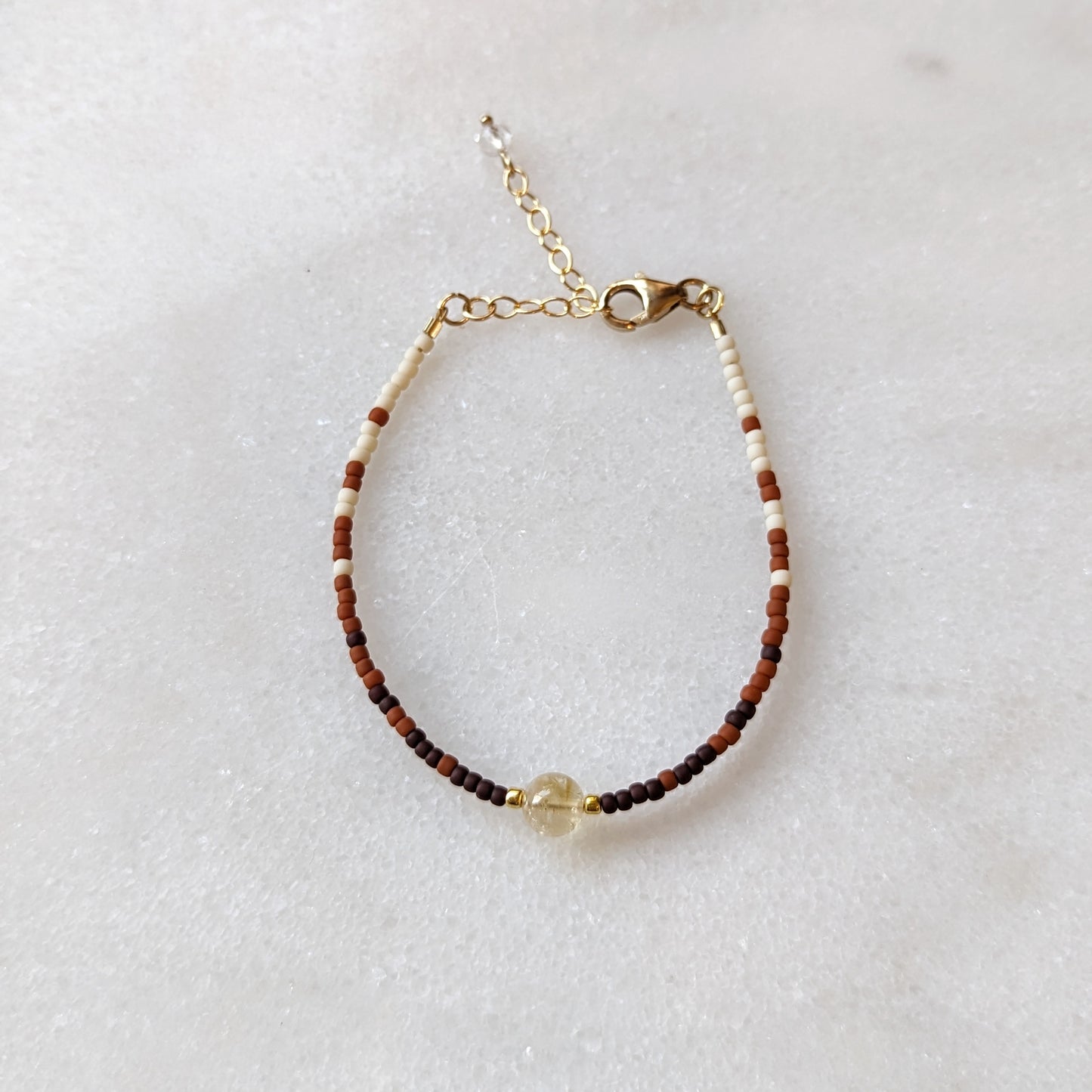 Autumn Abundance Faded Citrine Accent Bracelet