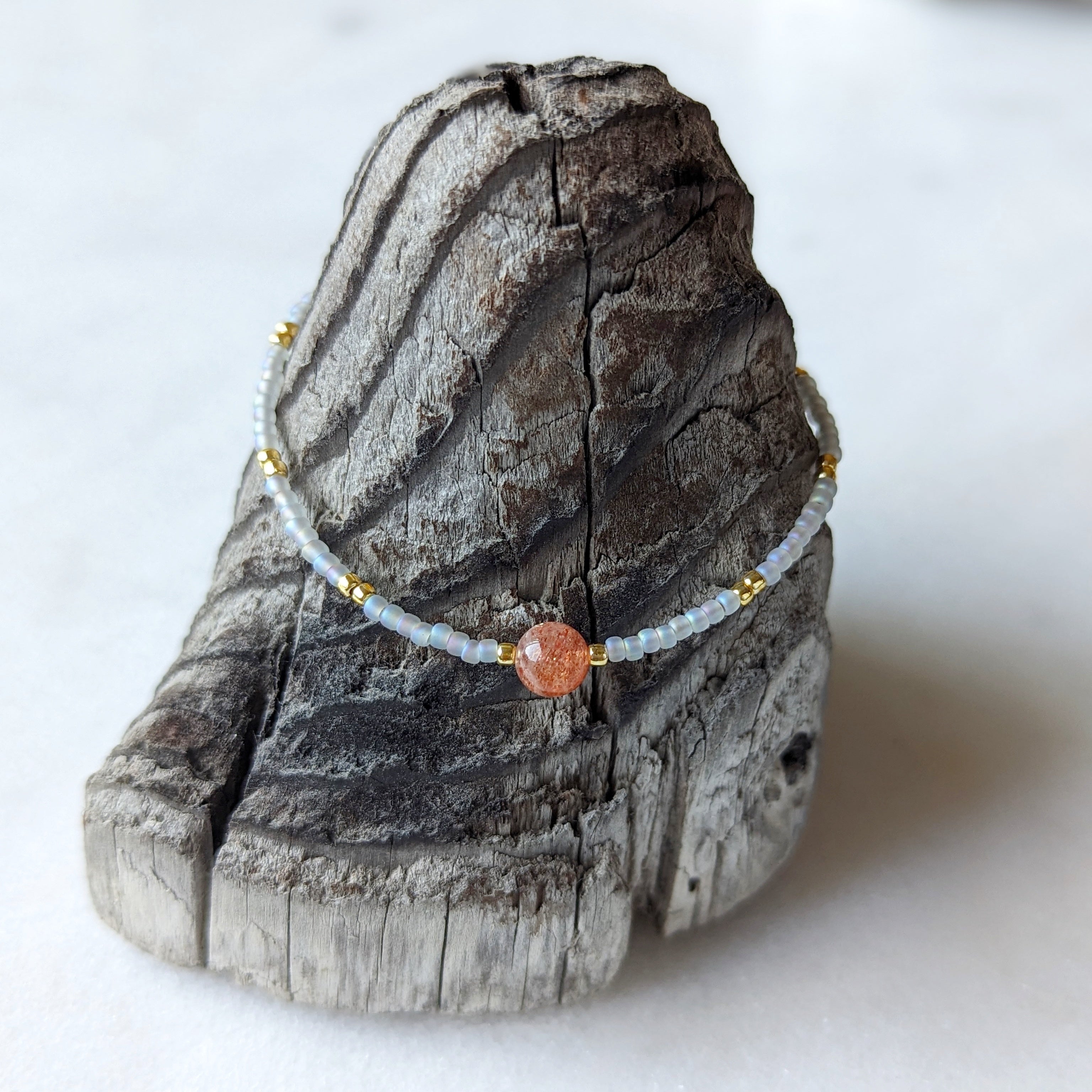 Sunstone Desert Coral Bracelet