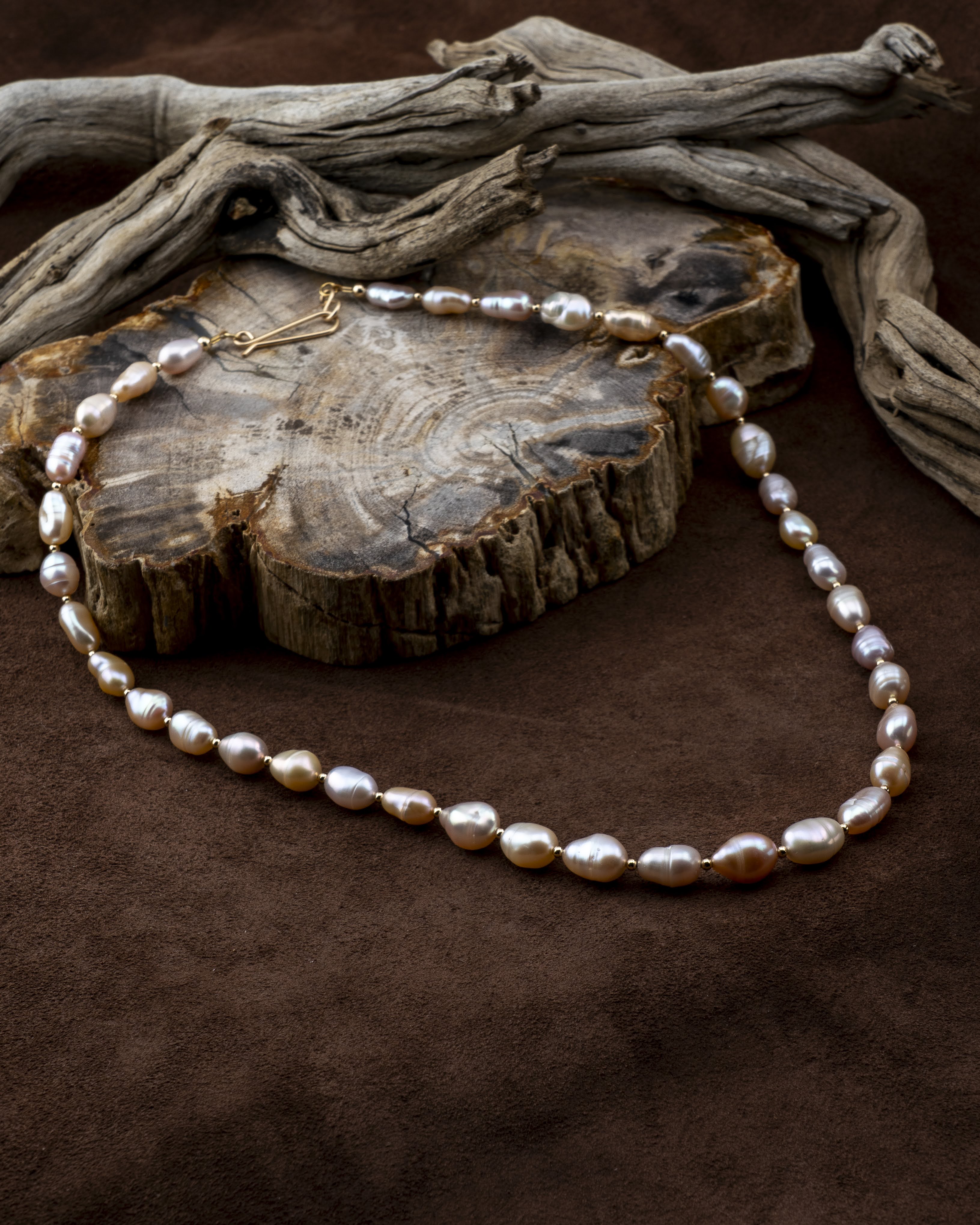 Pink Freshwater Pearl Necklace