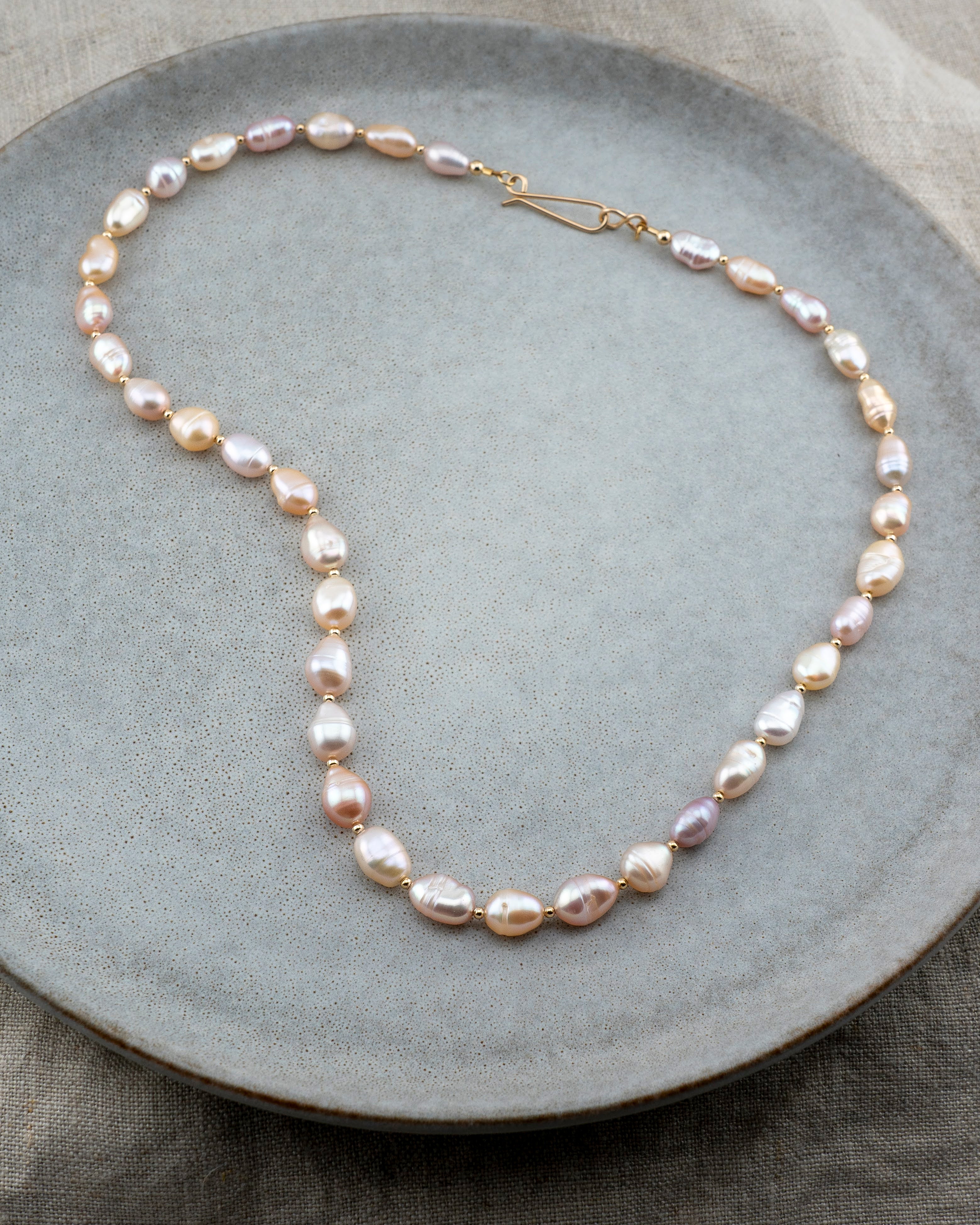 Pink Freshwater Pearl Necklace