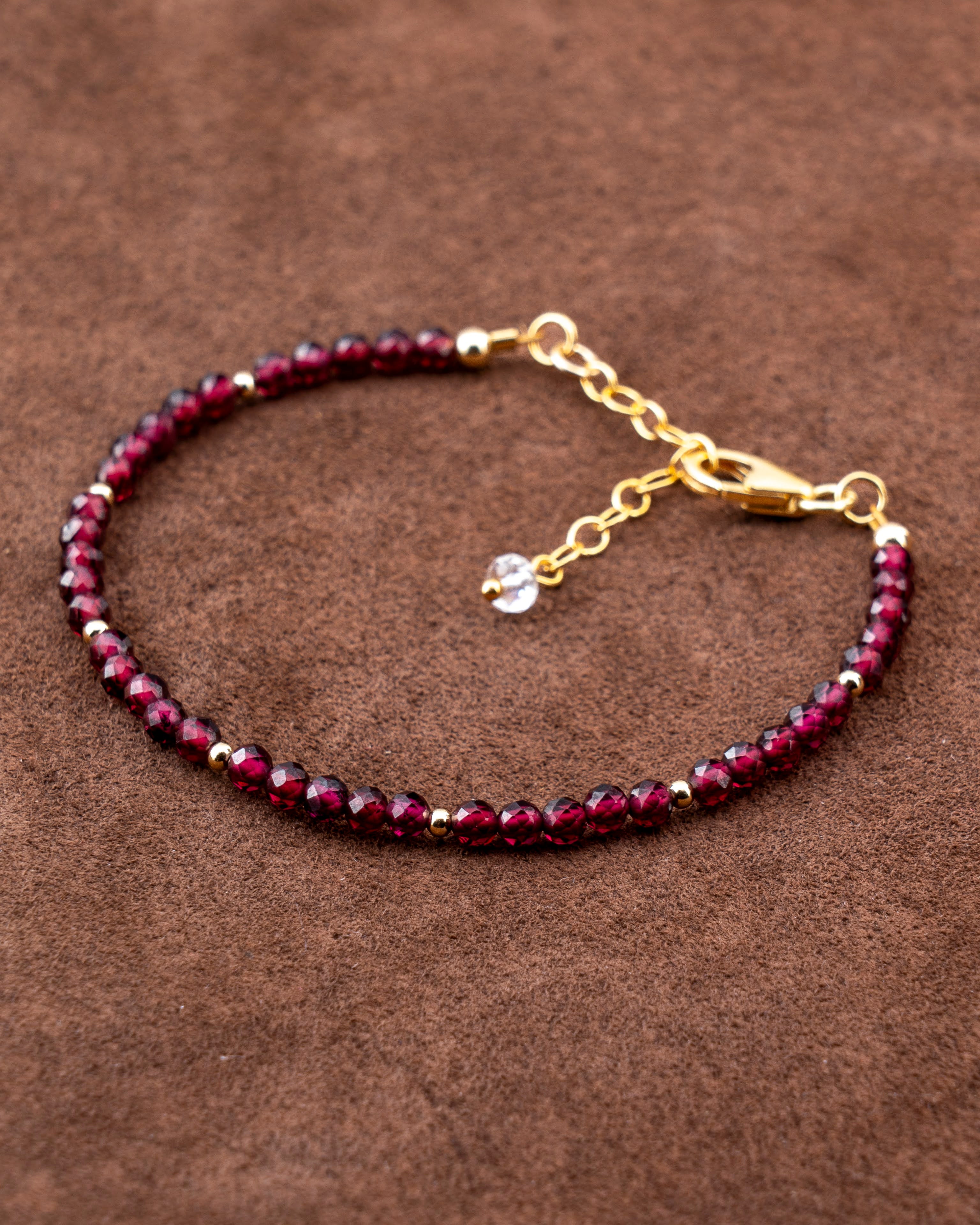 Twilight Syrah Red Garnet Bracelet