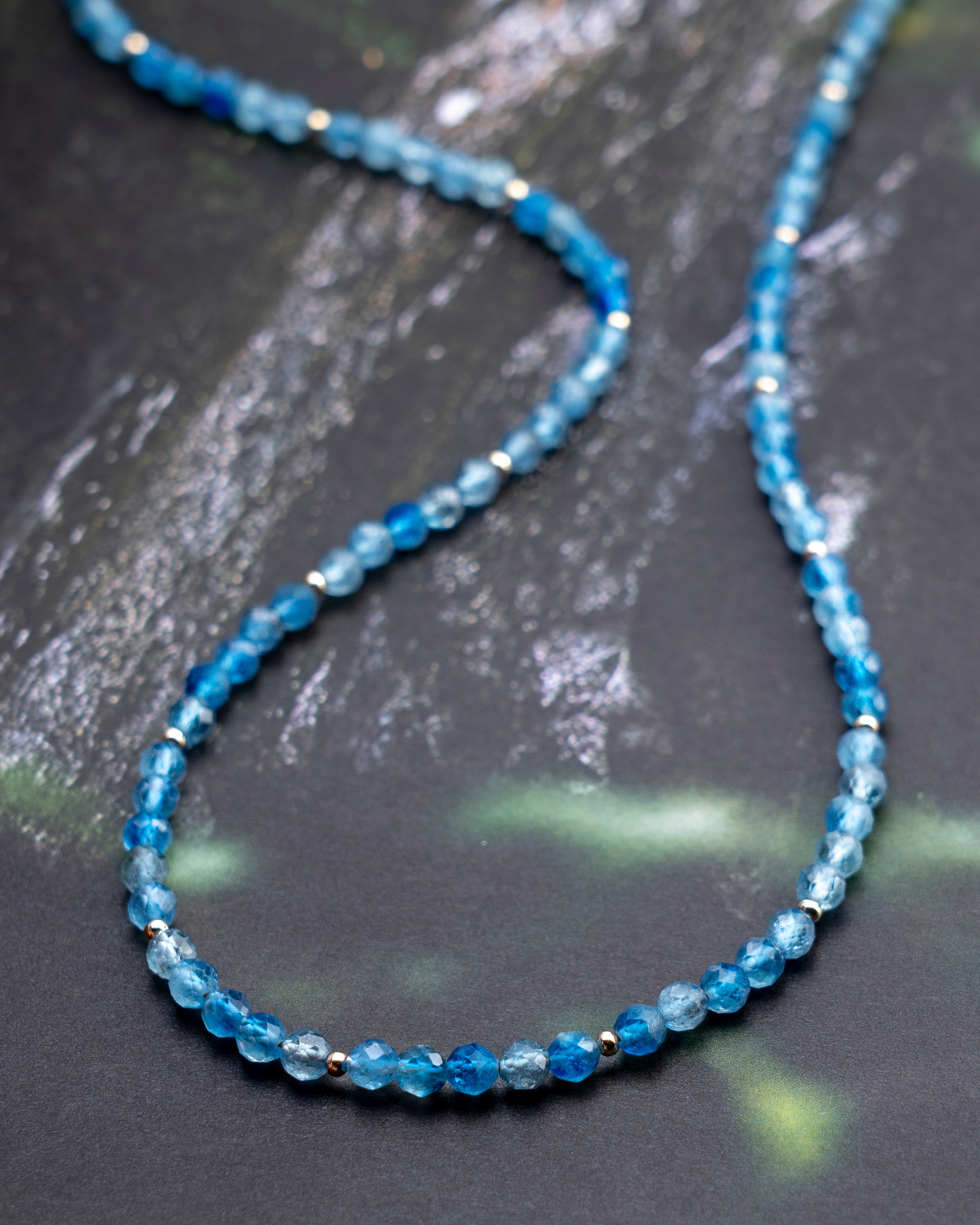 Glacial Sea Santa Maria Aquamarine Necklace