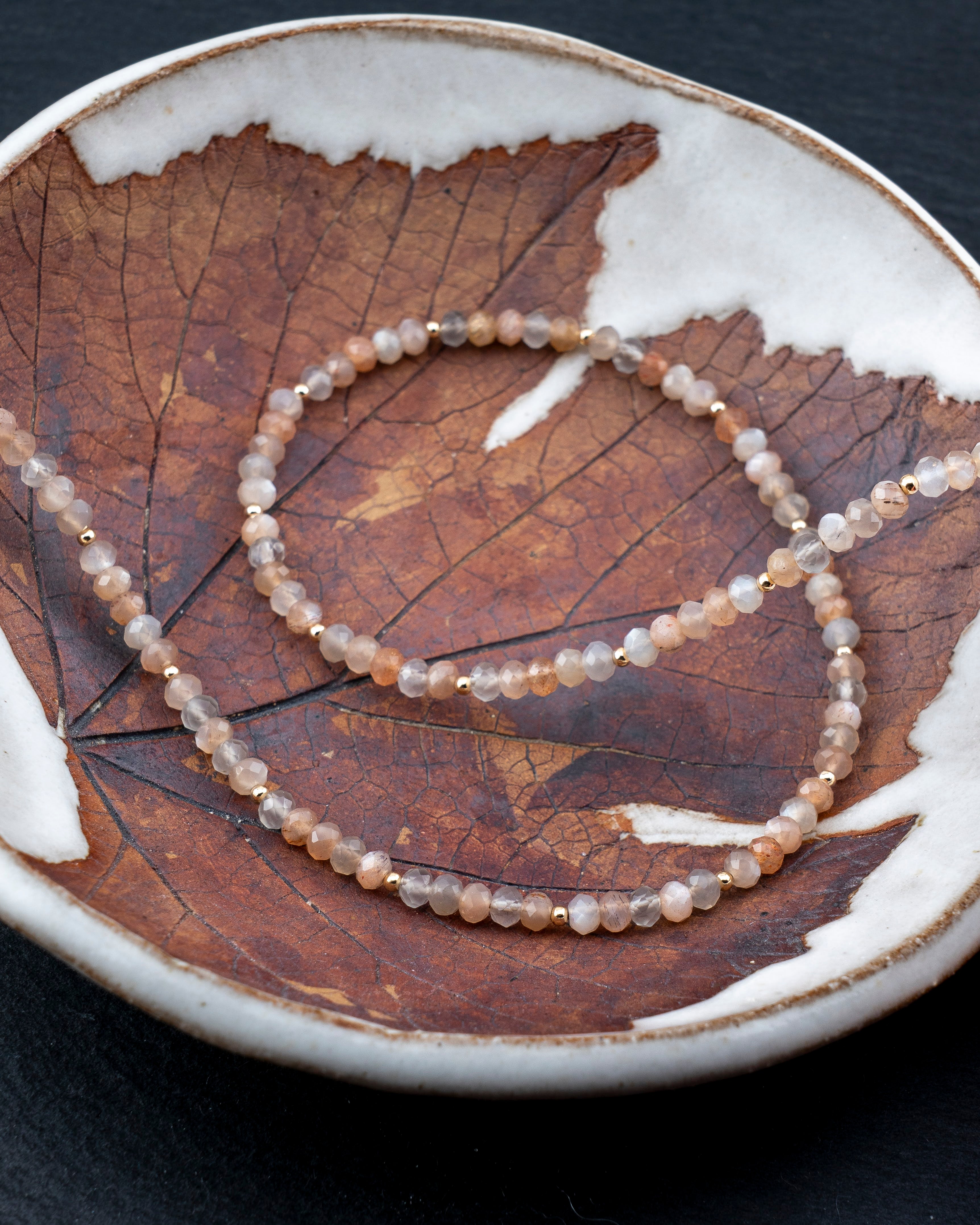 Autumn Moon Moonstone Necklace