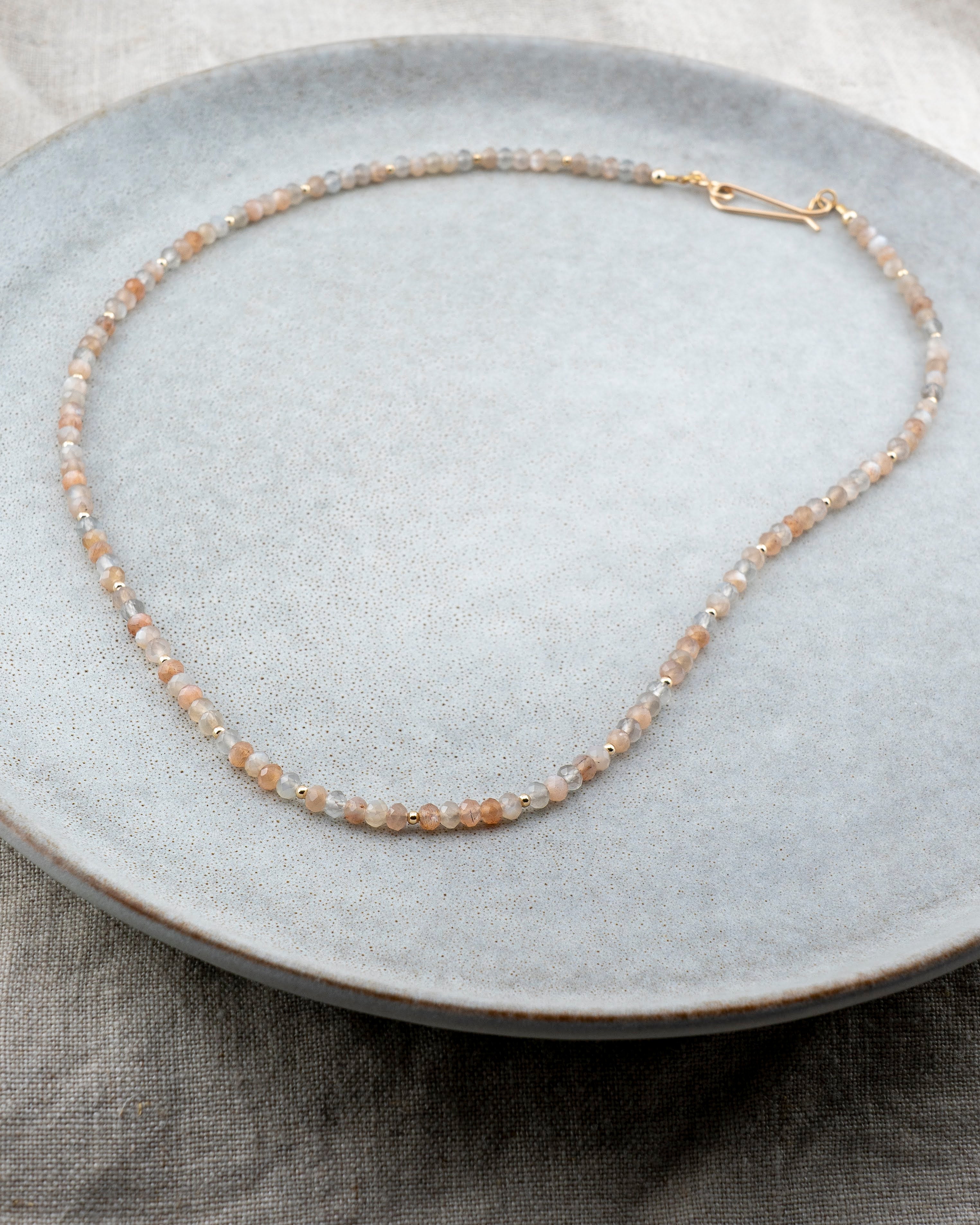 Autumn Moon Moonstone Necklace