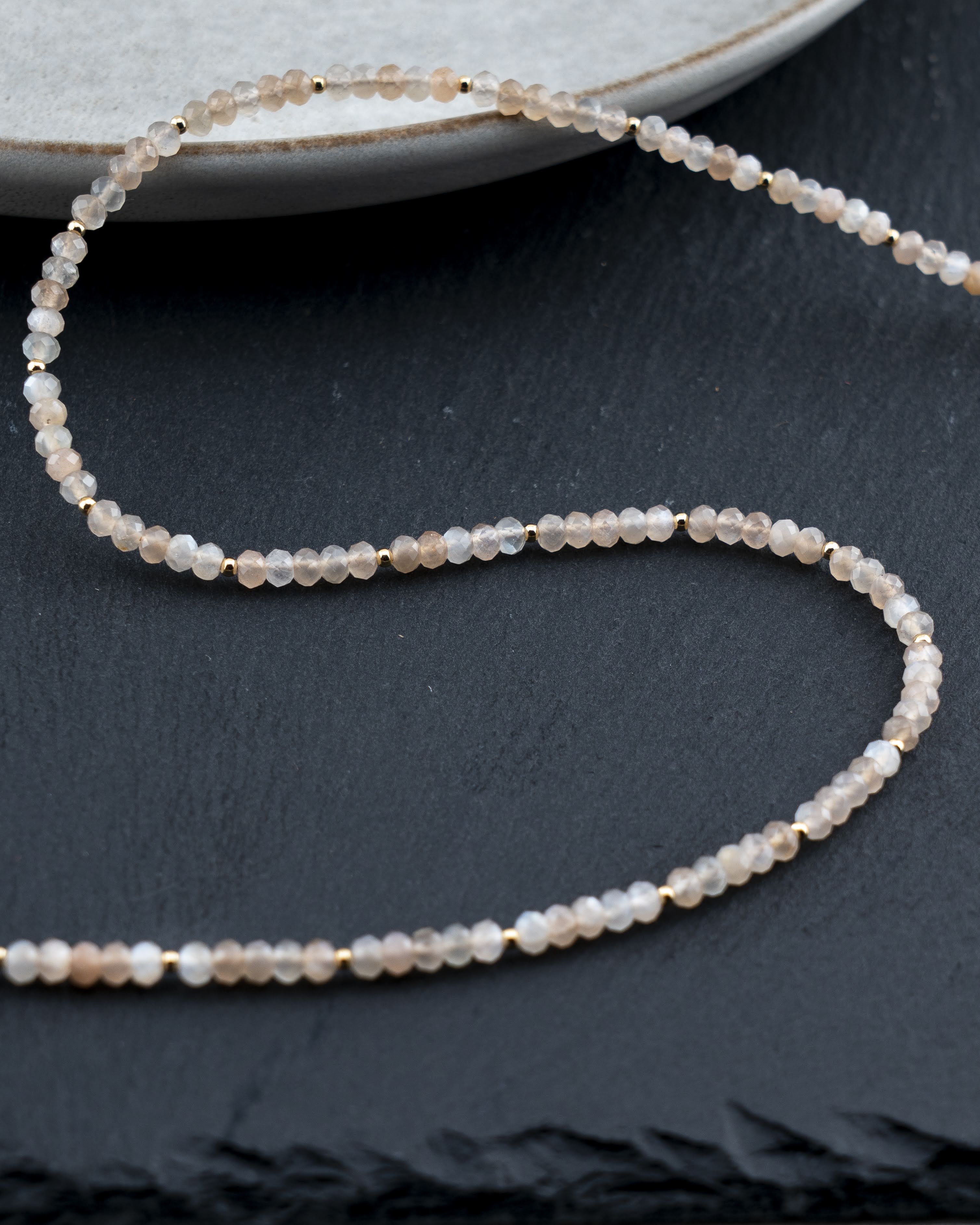 Autumn Moon Moonstone Necklace