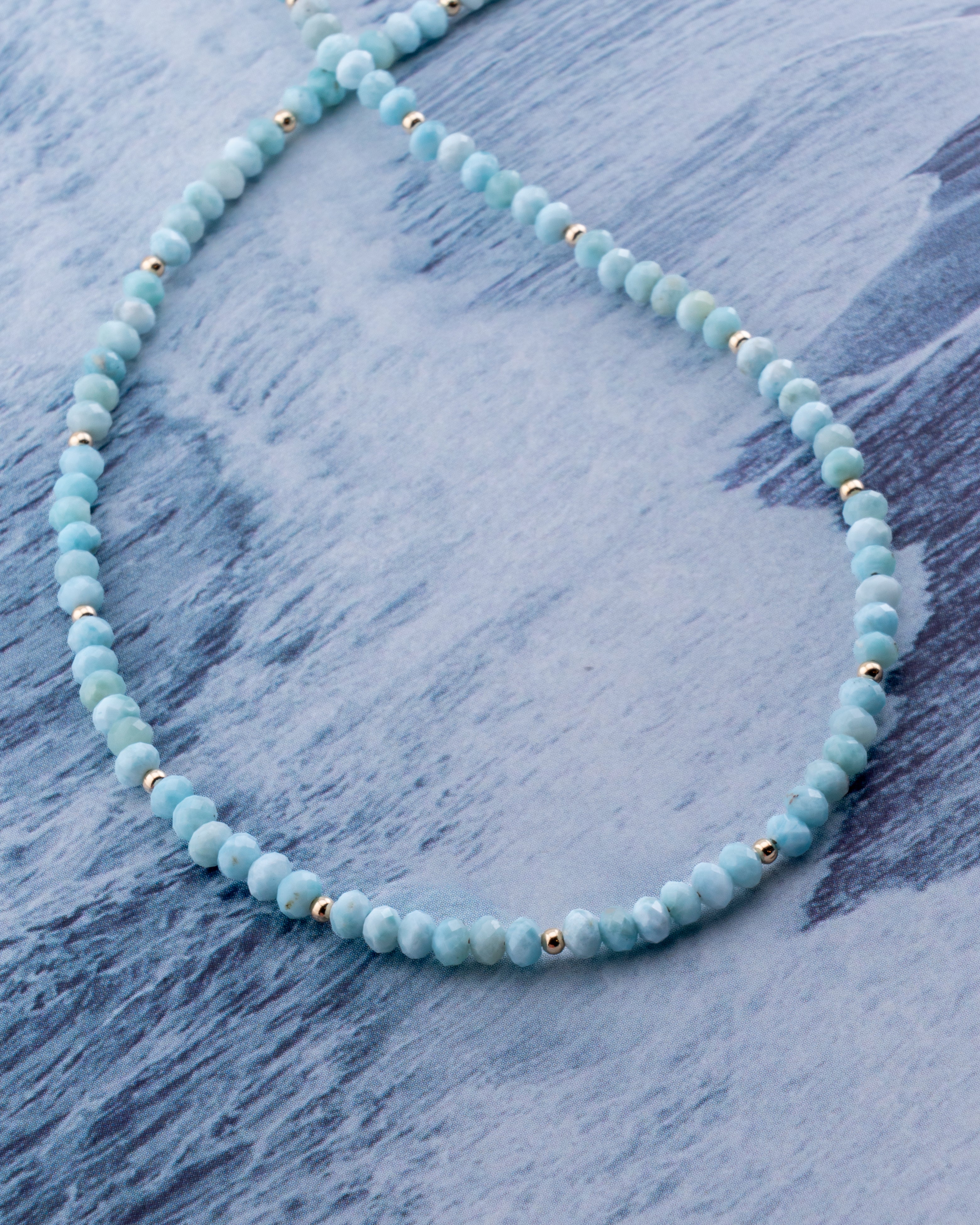 Tidal Reverie Larimar Necklace
