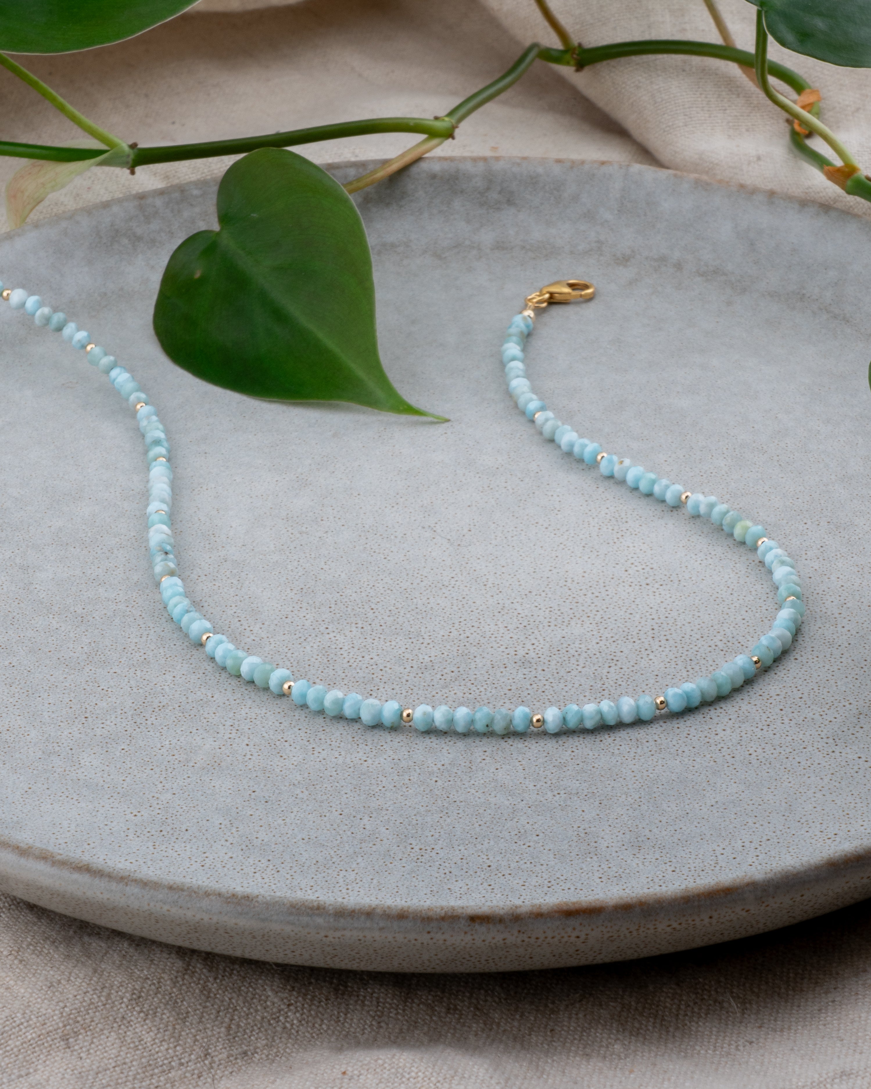Tidal Reverie Larimar Necklace