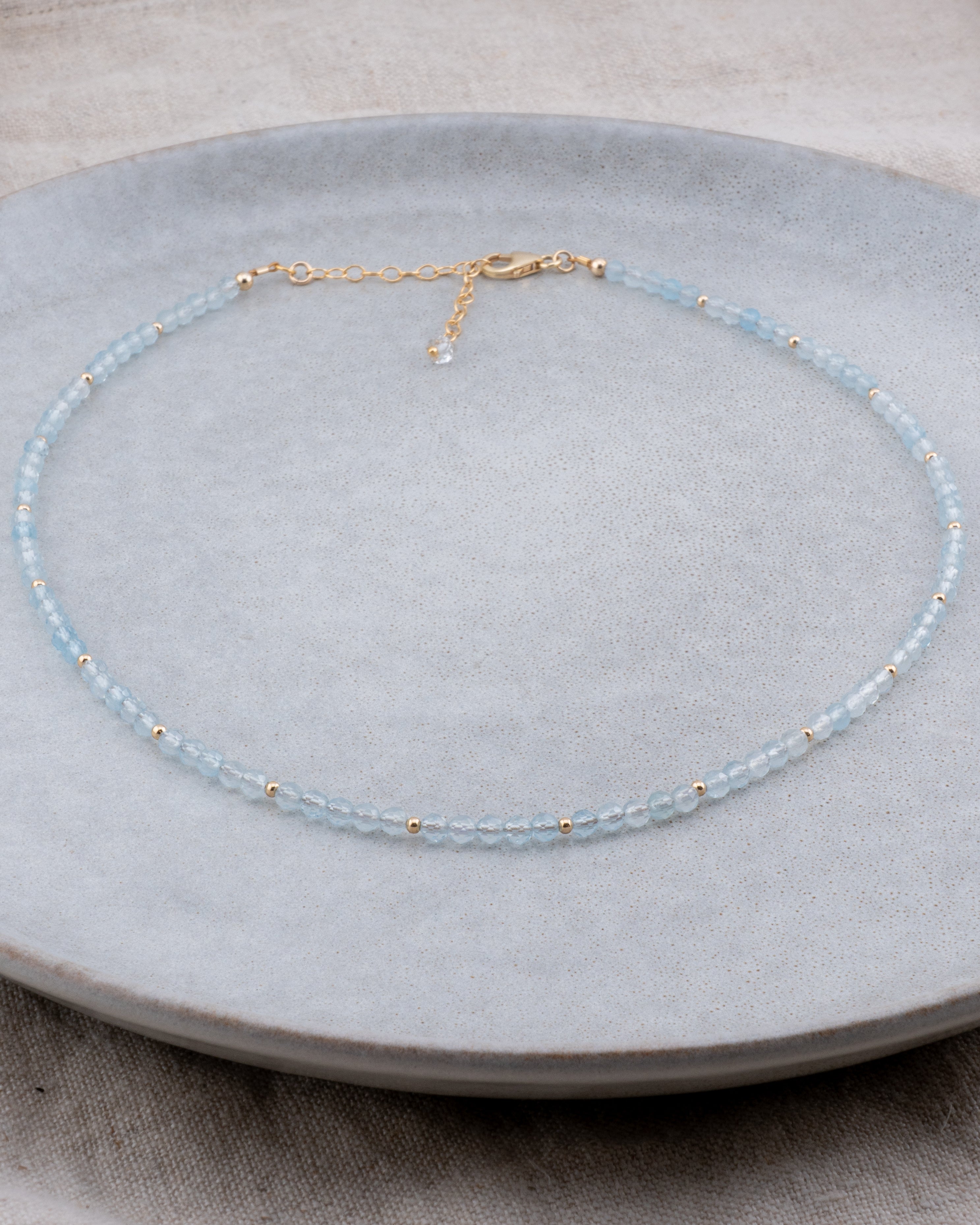 Tranquil Waters Aquamarine Necklace