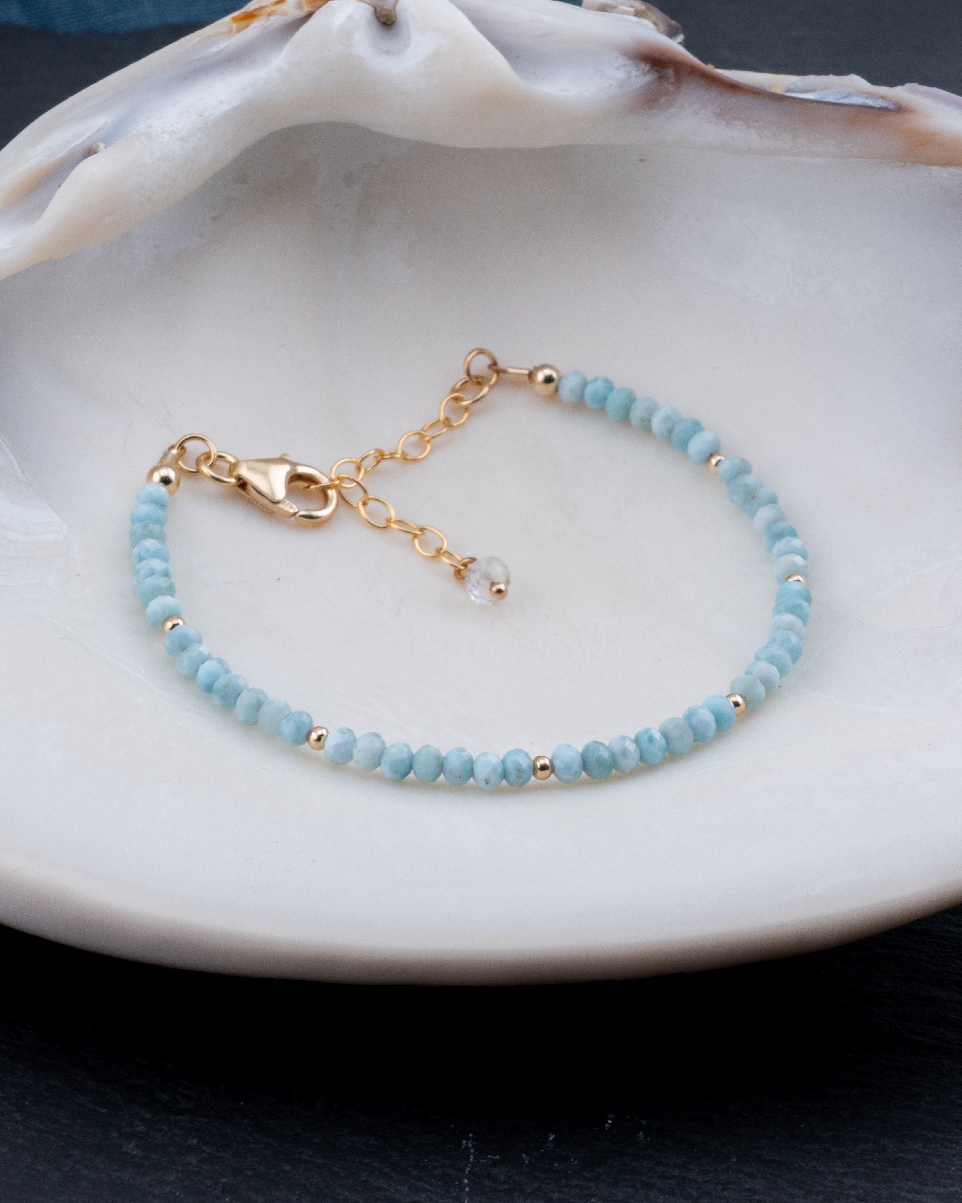 Tidal Reverie Larimar Bracelet