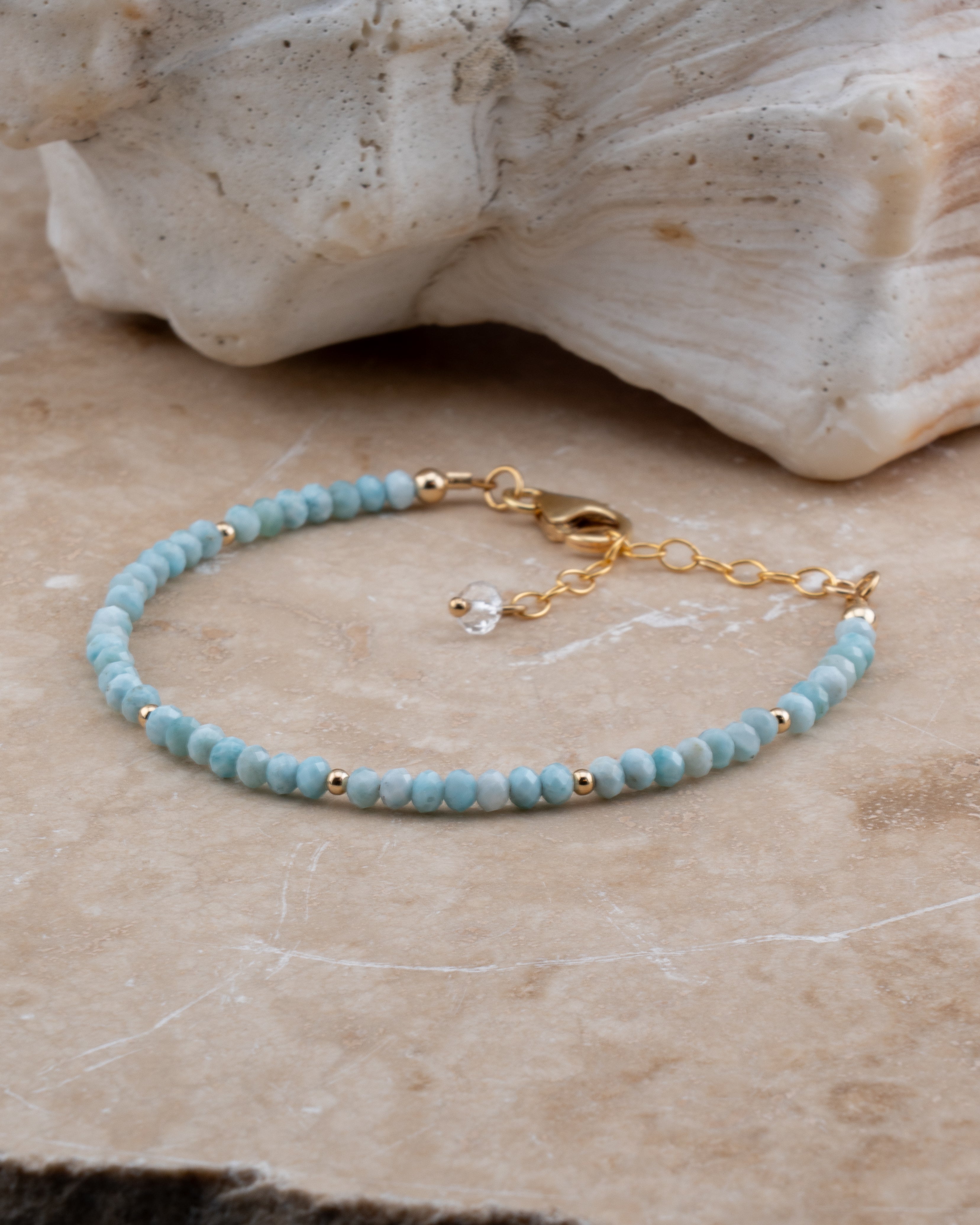 Tidal Reverie Larimar Bracelet