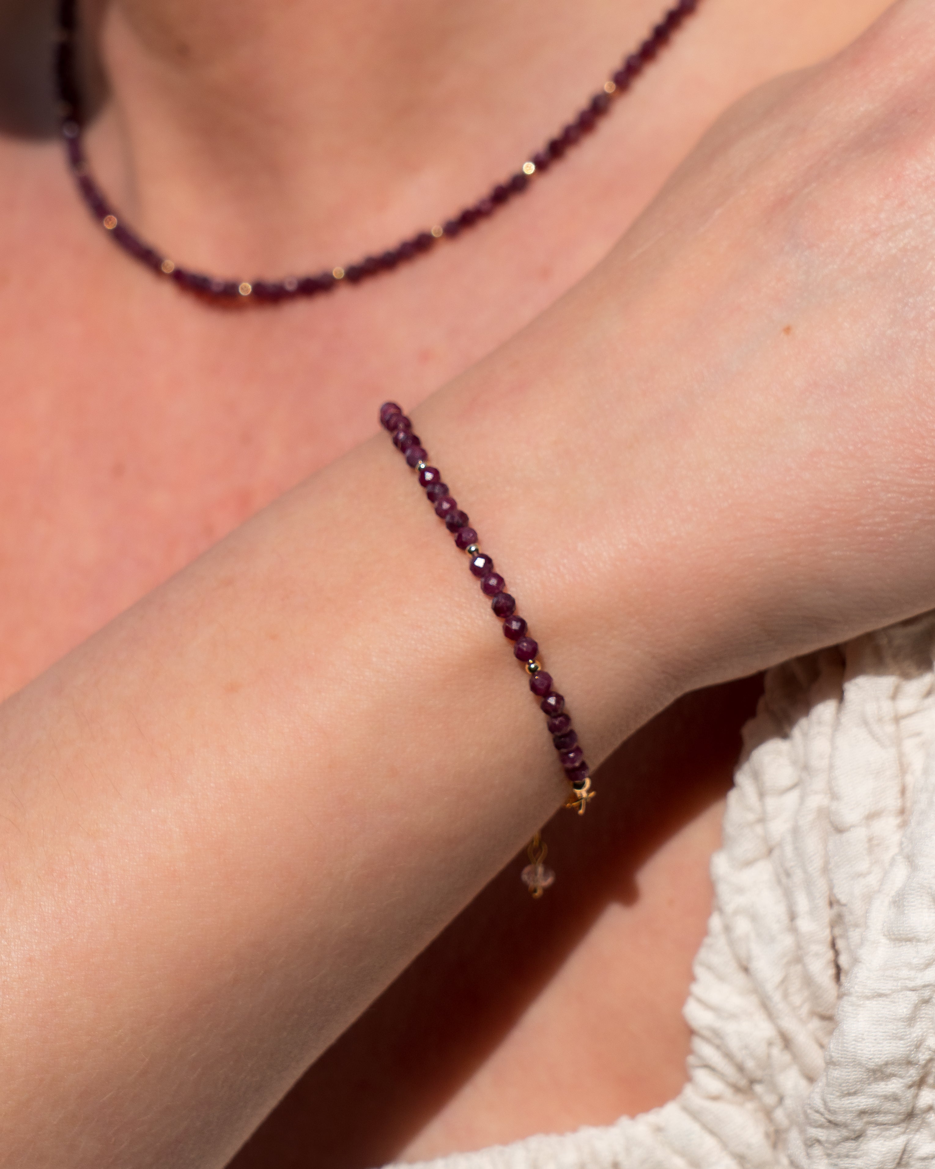 Velvet Twilight Rubellite Tourmaline Bracelet