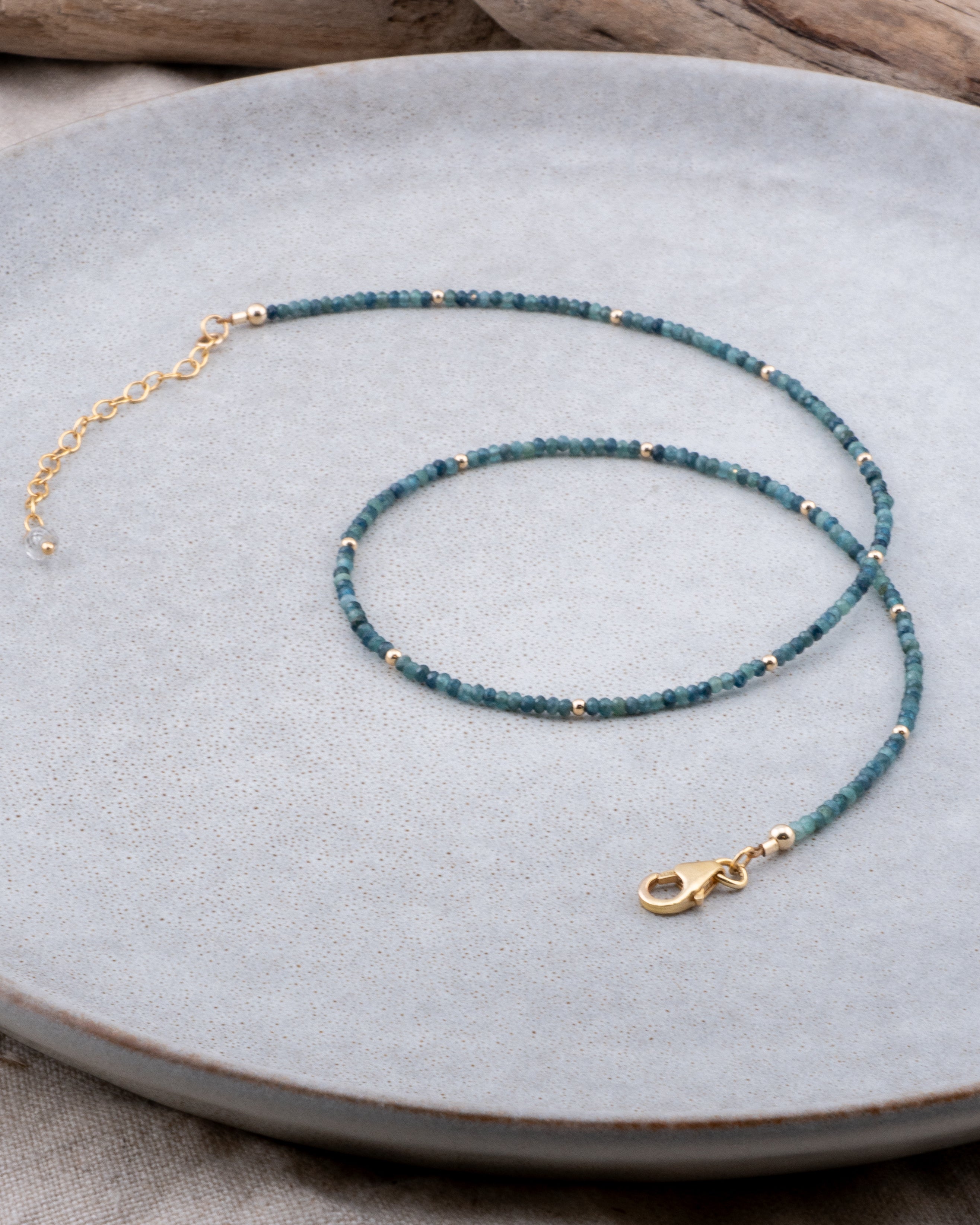 Ocean Gradient Paraiba Blue Tourmaline Necklace