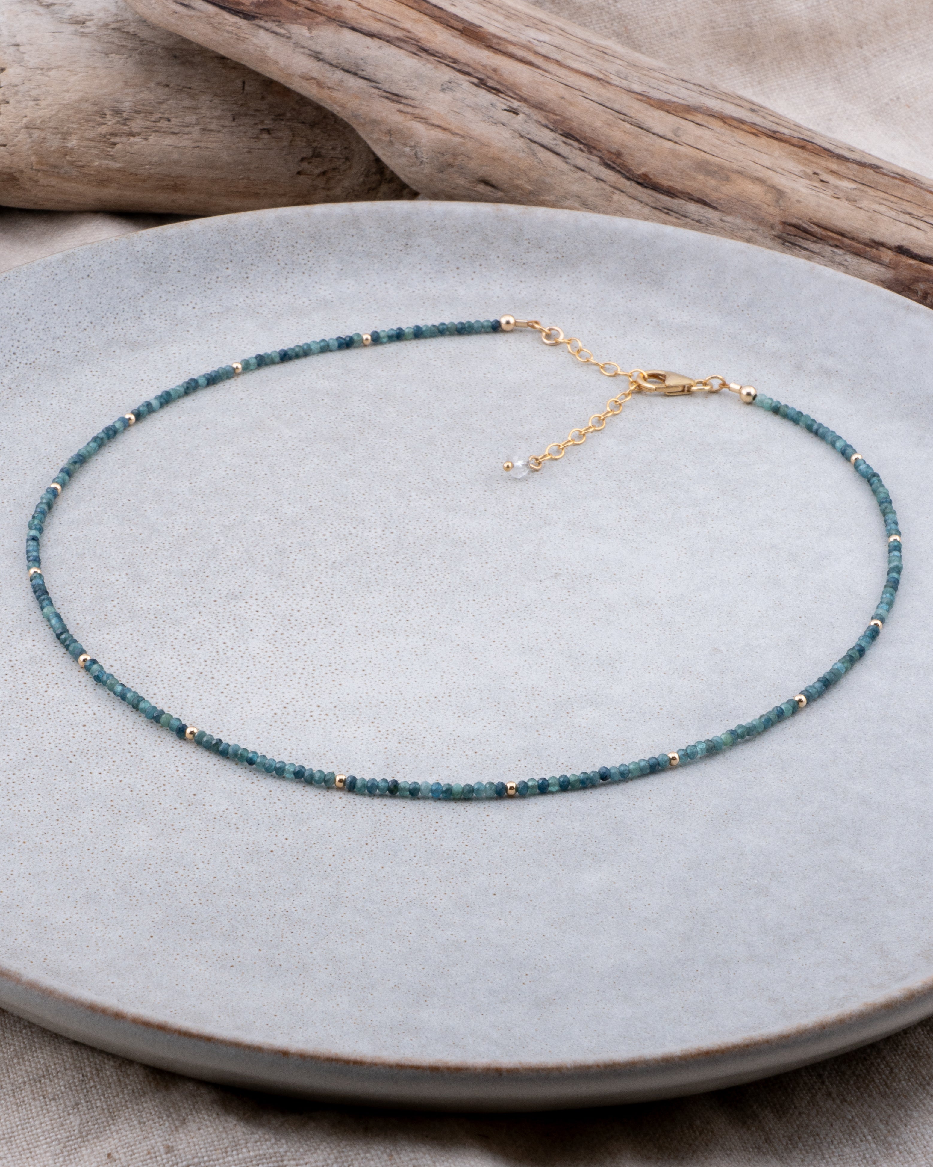 Ocean Gradient Paraiba Blue Tourmaline Necklace
