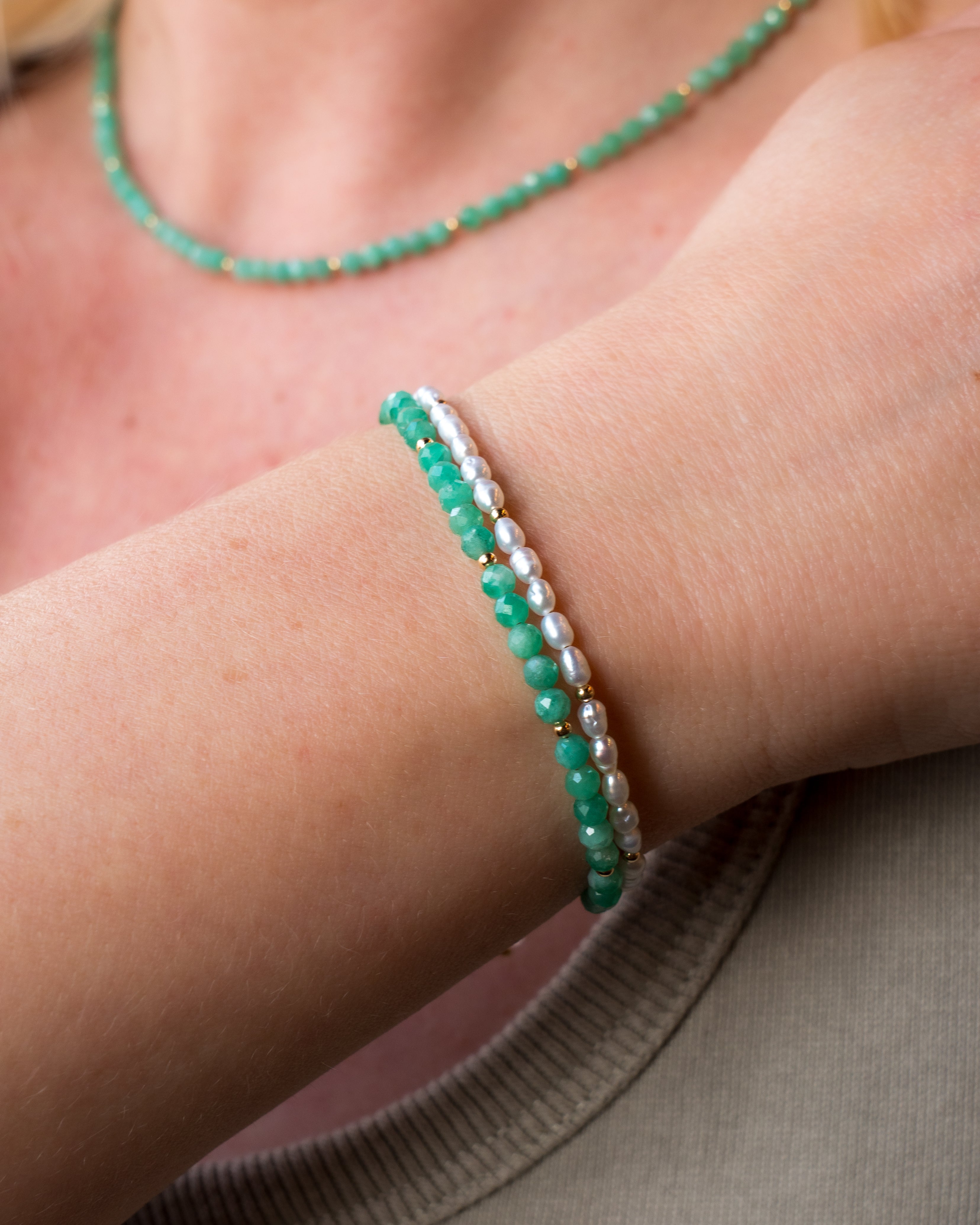 Morning Tide Freshwater Pearl Bracelet