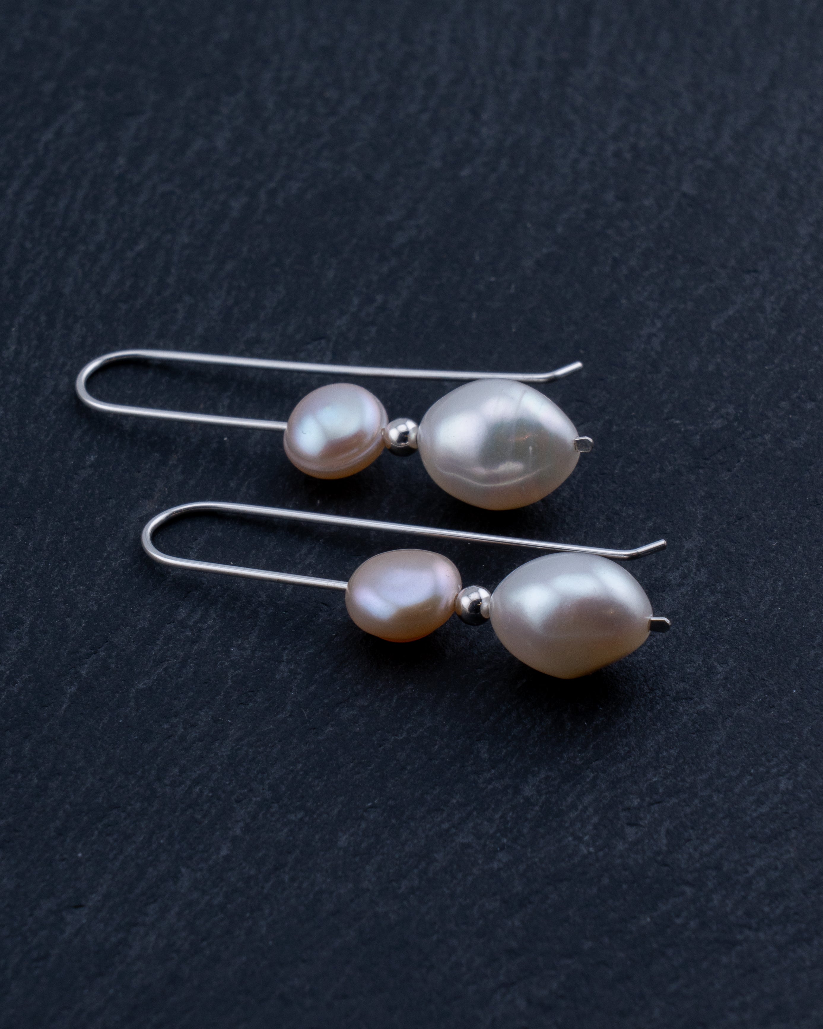 Moonlit Shore Pearl Earrings