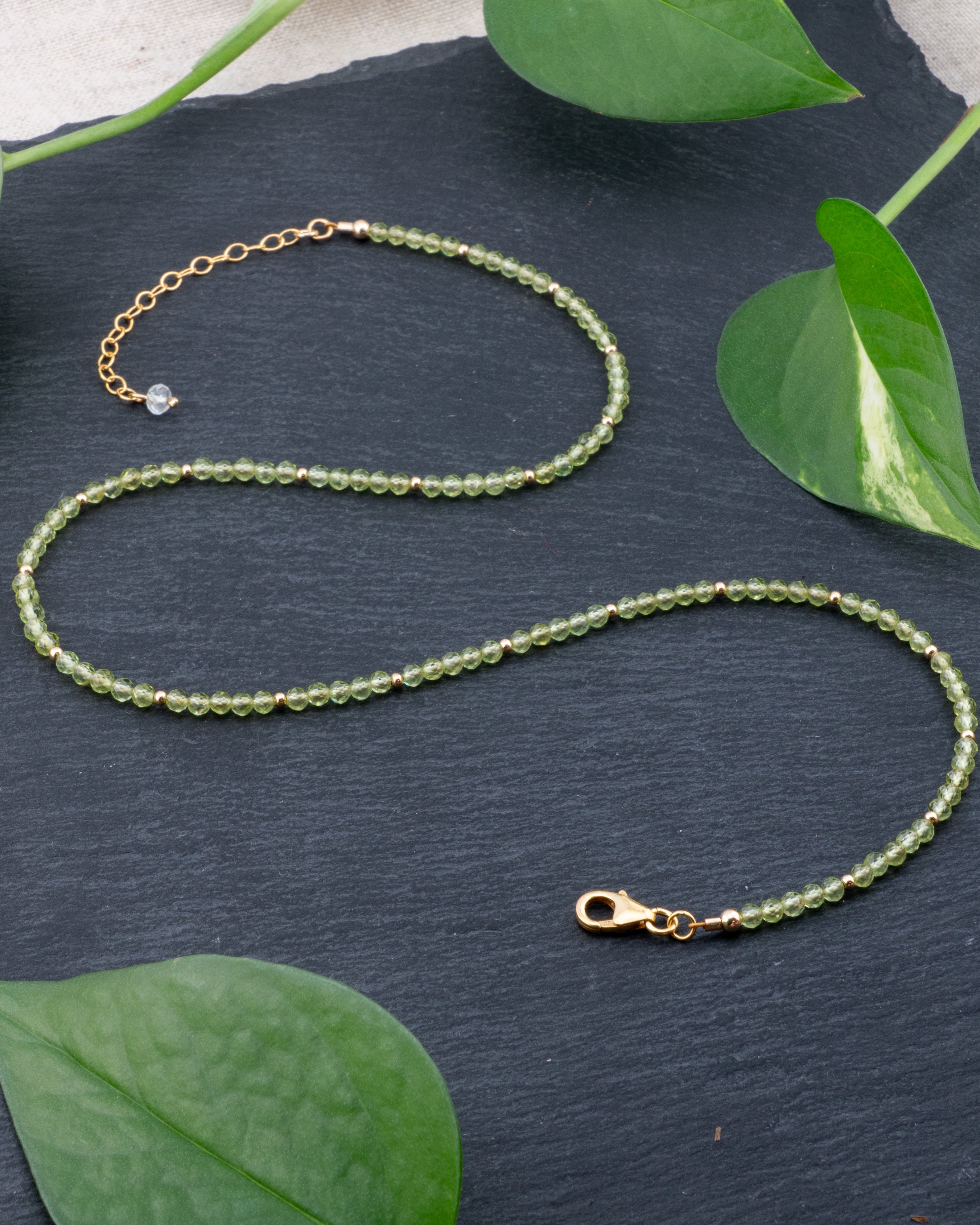Sunlit Verdure Peridot Necklace