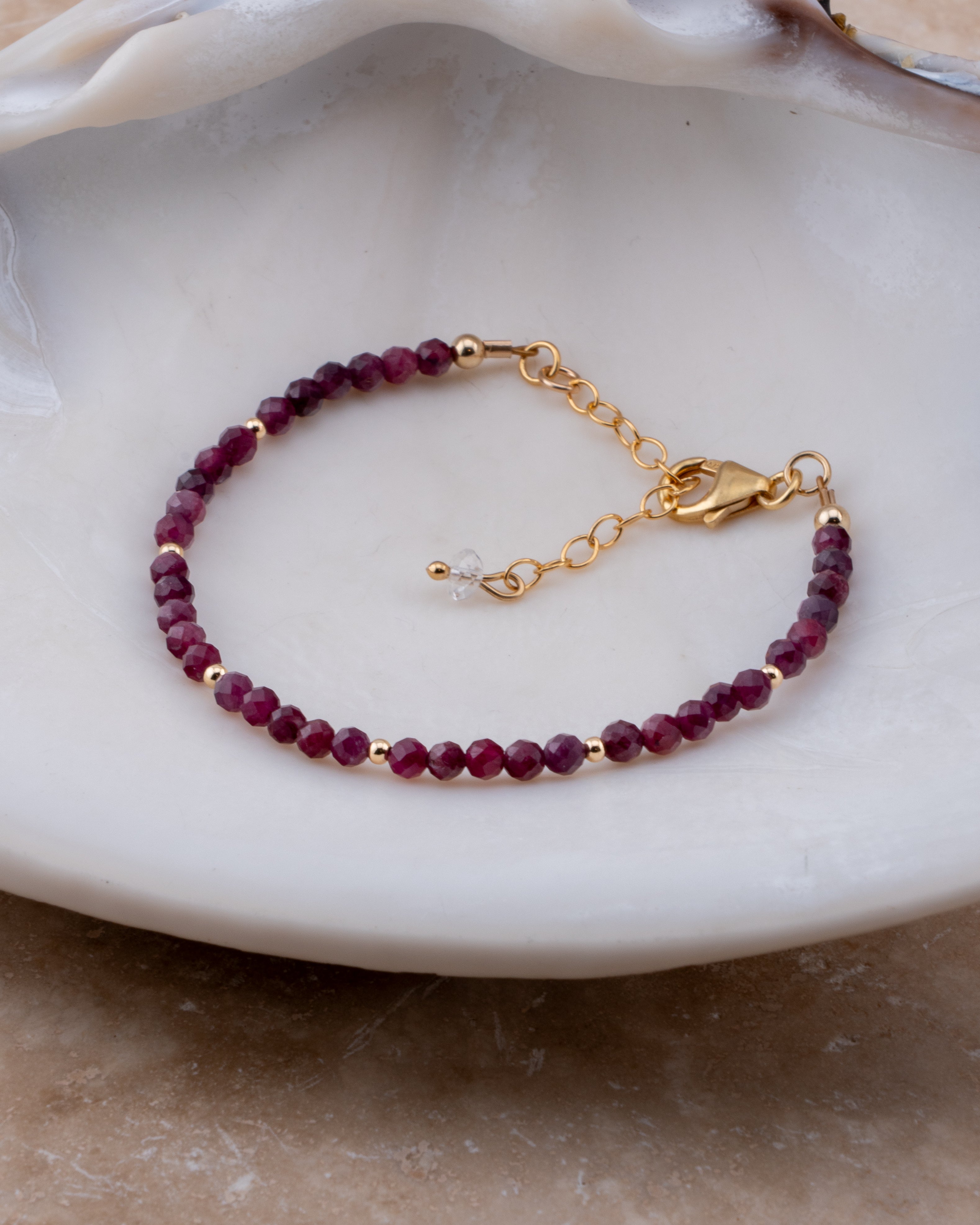 Velvet Twilight Rubellite Tourmaline Bracelet