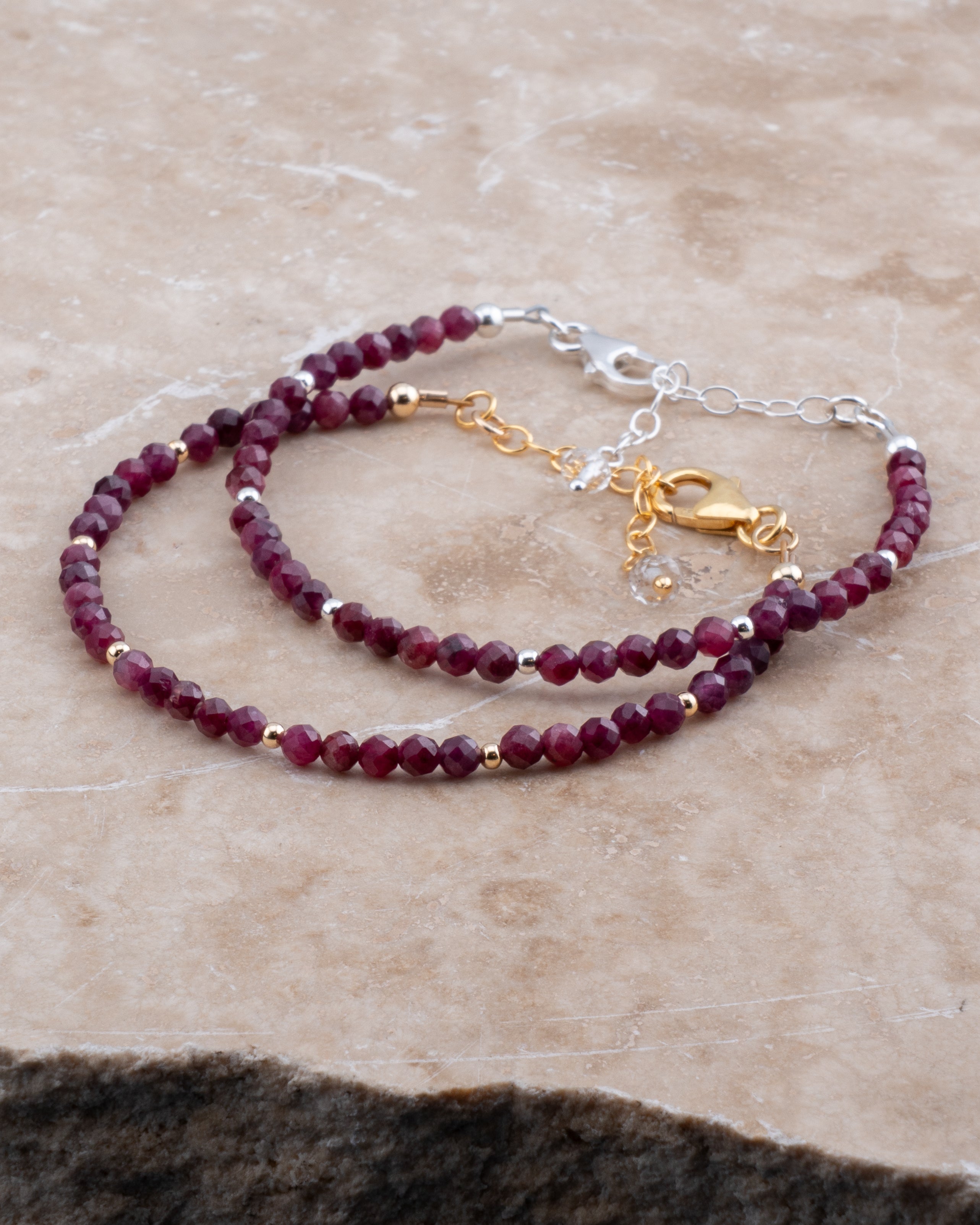 Velvet Twilight Rubellite Tourmaline Bracelet