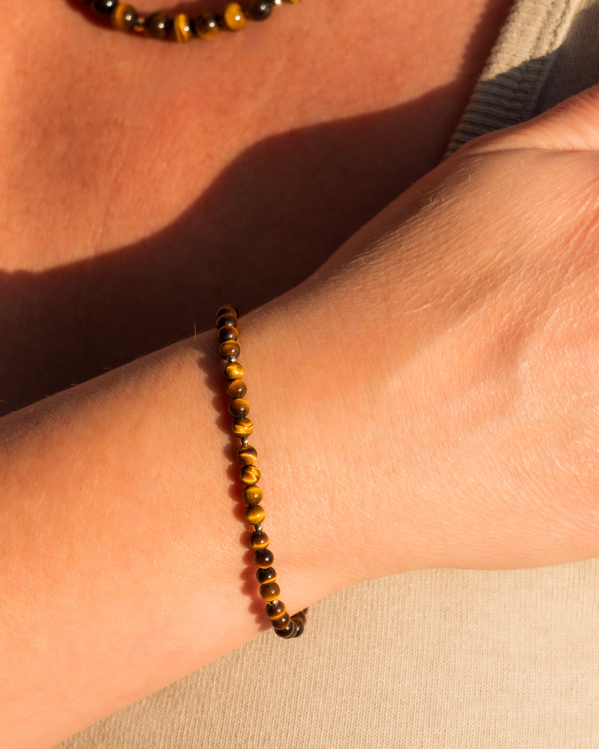 Whiskey Oak Tigers Eye Bracelet