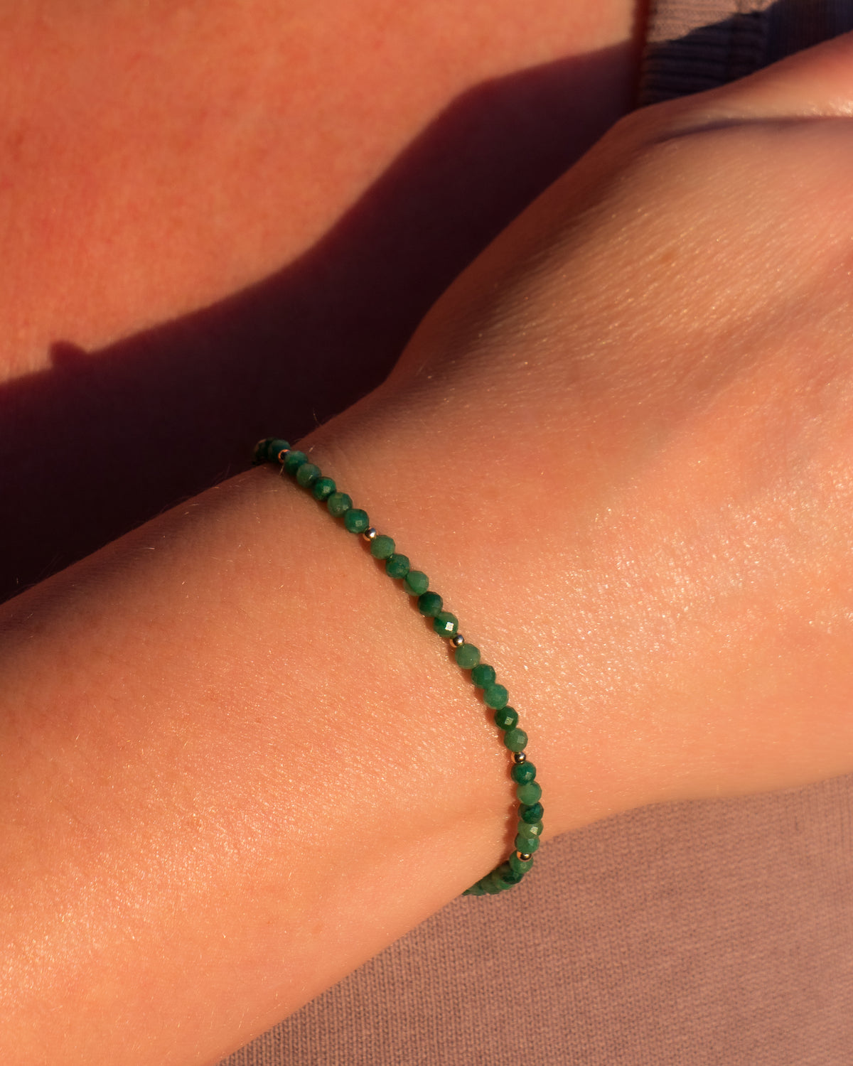 Fern Grove African Jade Bracelet
