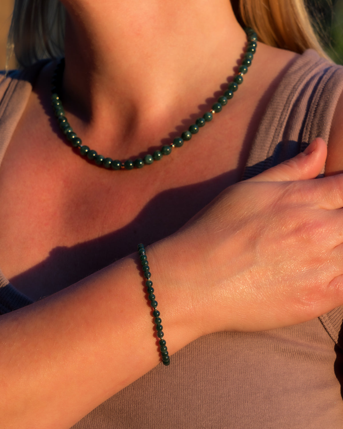 Verde Oscuro Guatemalan Jade Bracelet