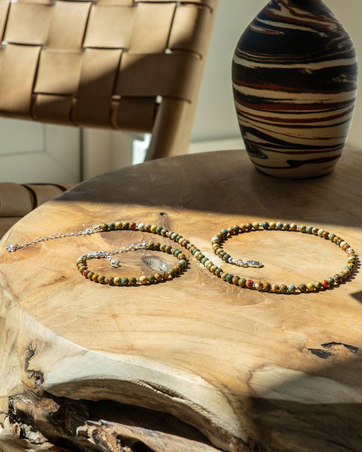High Desert Owyhee Picture Jasper Necklace