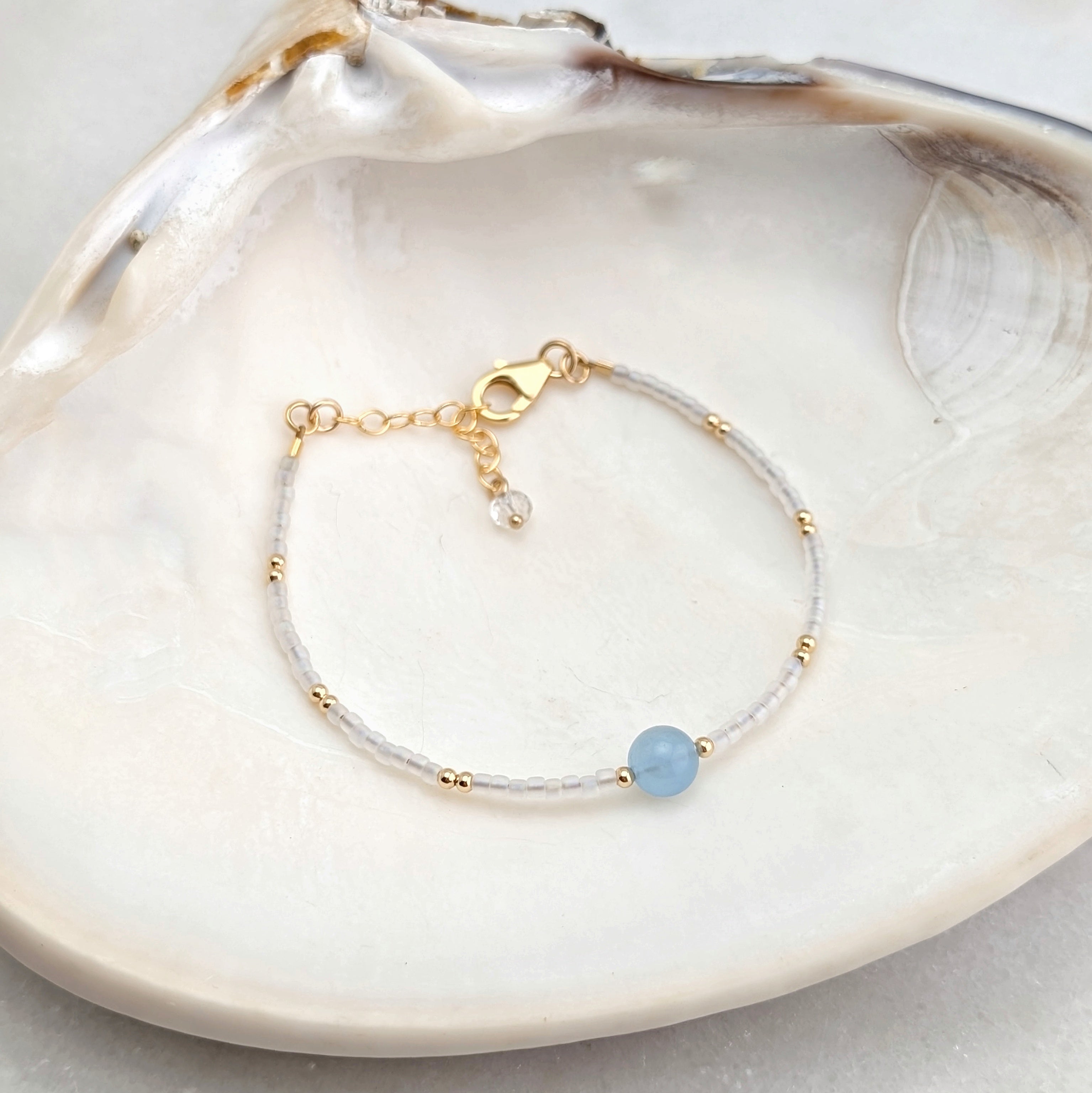 Aquamarine Tranquil Waters Accent Bracelet