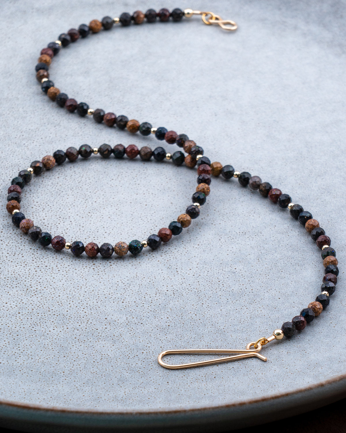 Ember Noir Black Opal Necklace