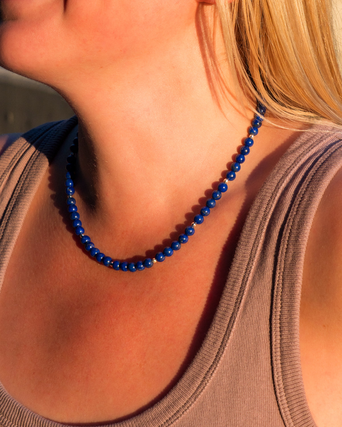 Cobalt Dusk Lapis Necklace