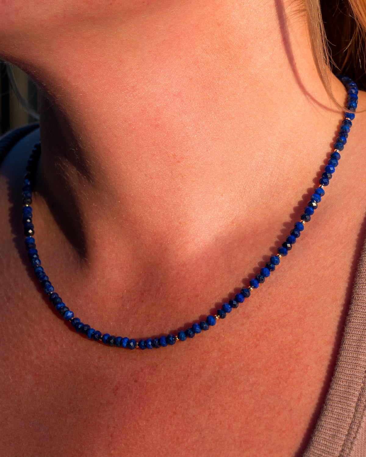 Deep Azure Lapis Necklace